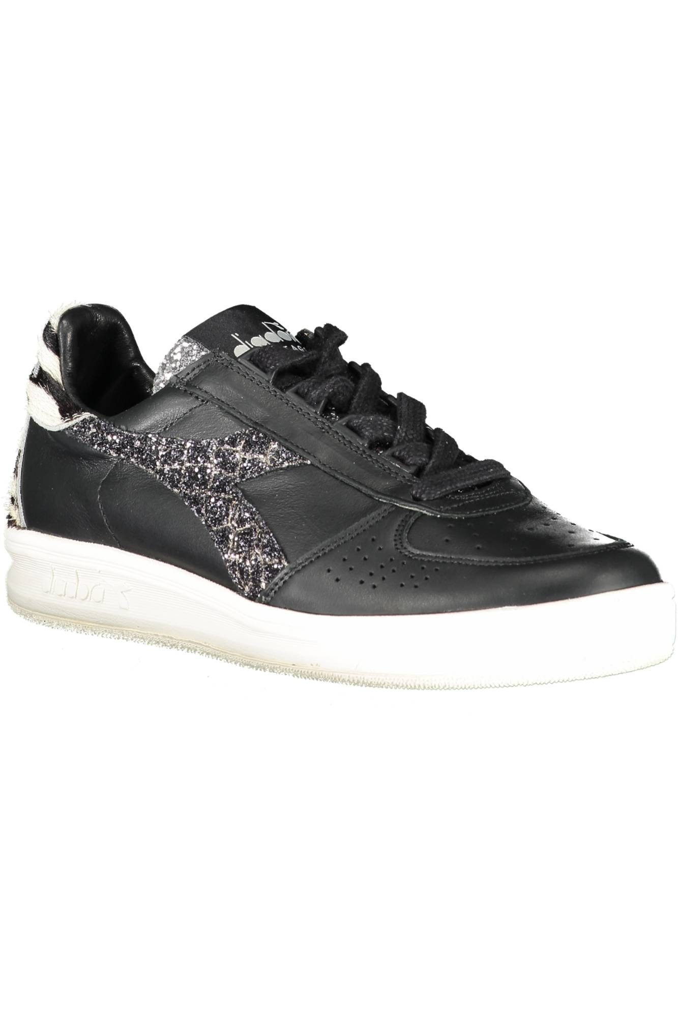 Diadora Sneaker Damen Sportschuh Schwarz mit Kontrastdetails &
