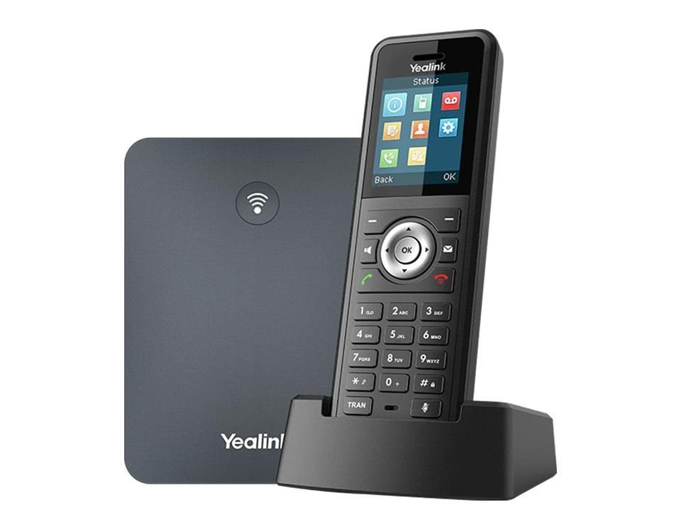 Yealink YEALINK Festnetztelefon W59R) (Basis Telefon DECT W70B und W79P