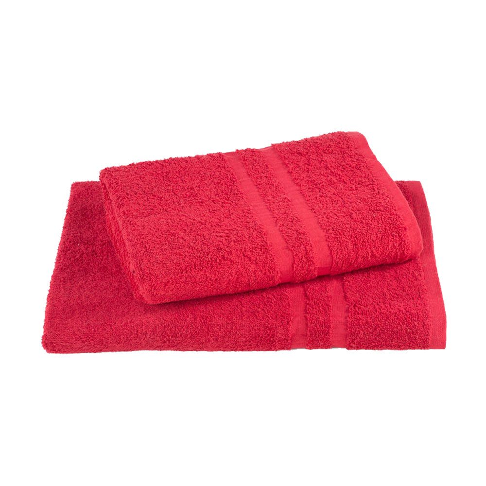 PFLEGE POINT Handtuch Frottierserie Colori kochfest bordeaux Handtuch (50 x 100 cm), (1-St)