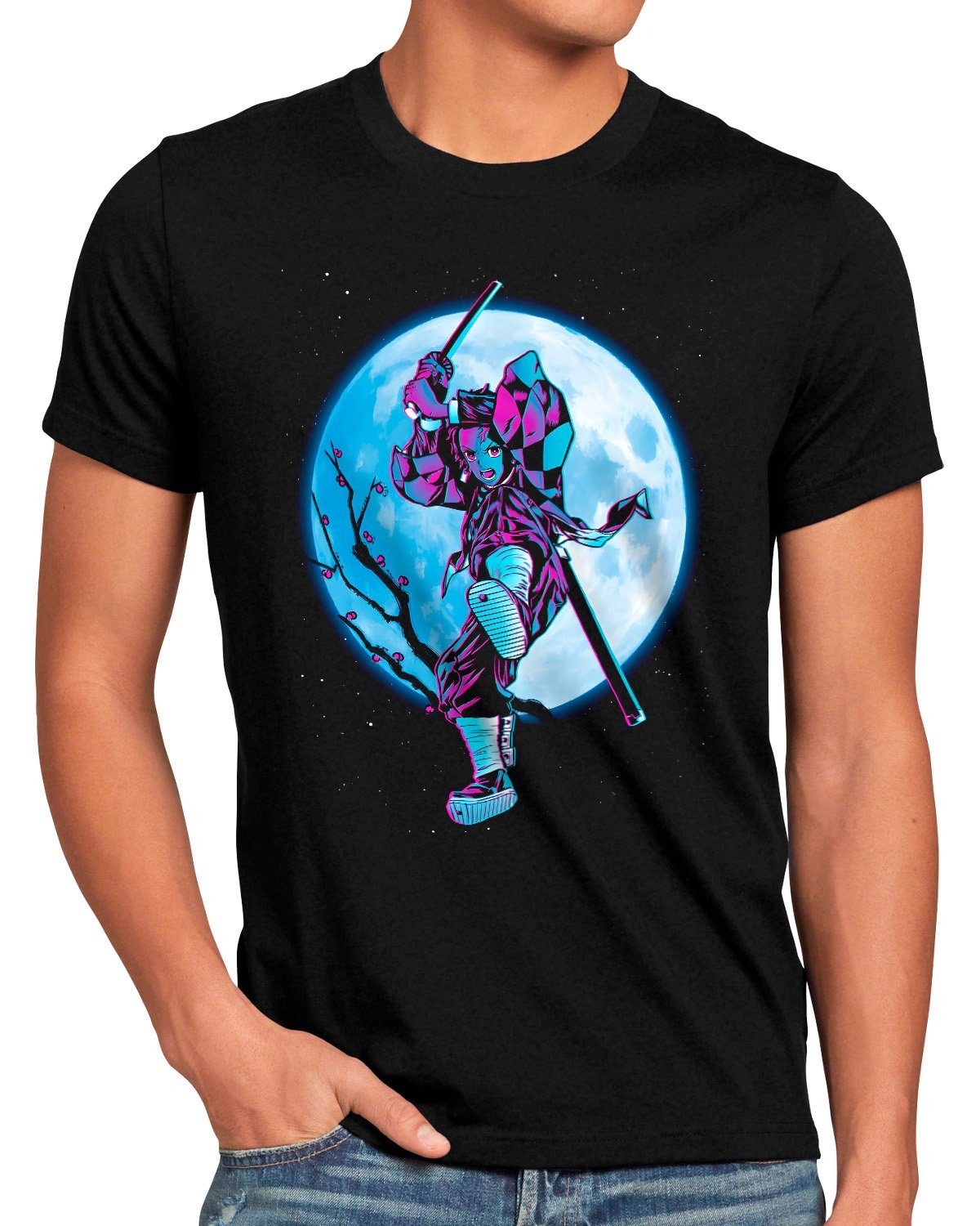 anime manga Print-Shirt style3 demon japan slayer