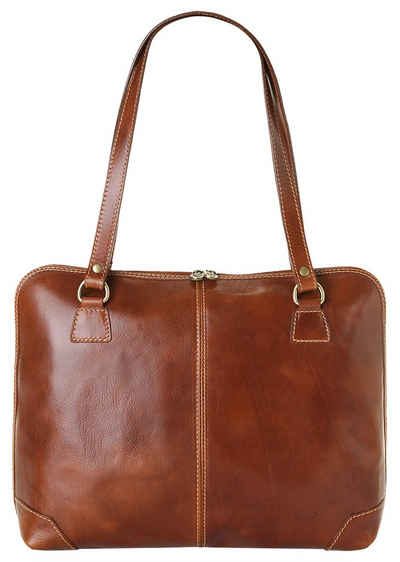 Piké Shopper, echt Leder, Made in Italy