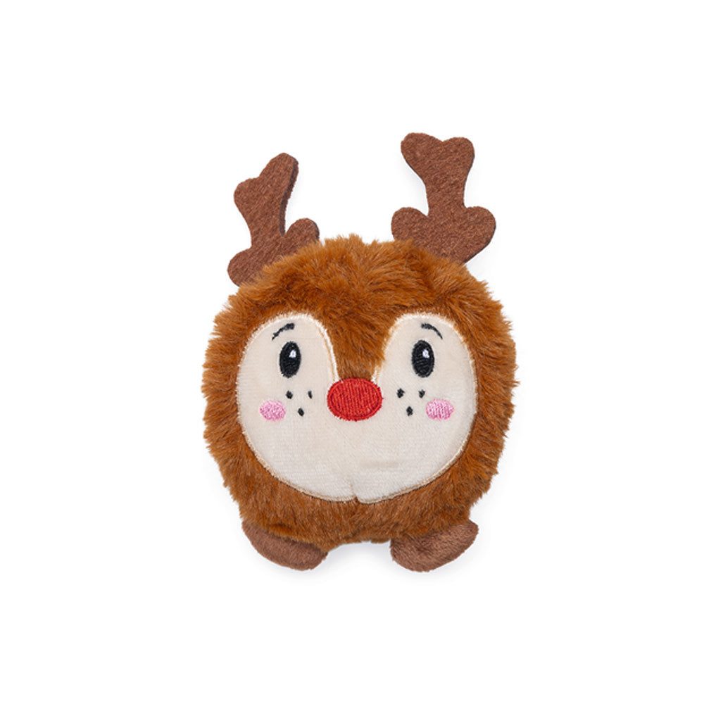 Beeztees Tierkuscheltier Beeztees Xmas Kuscheltier Figuren - 9 cm