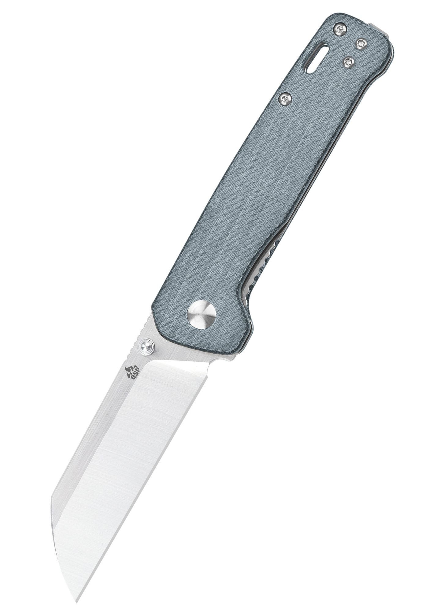 QSP Taschenmesser QSP Penguin QS130-B, D2 satiniert, Micarta Denim blau
