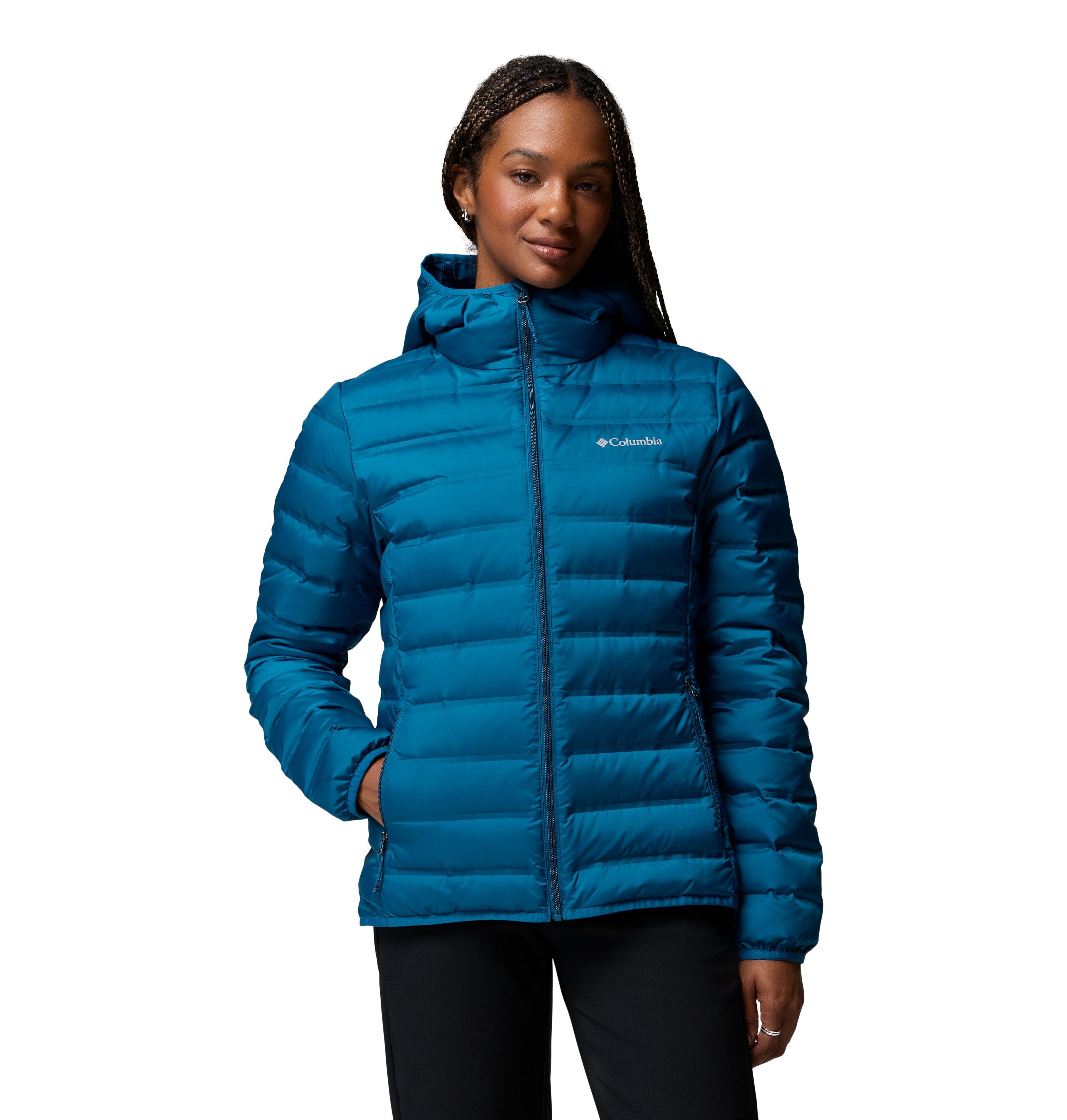 Columbia Daunenjacke Lake 22 II Down Hooded Jacket mit Daunenwattierung, wasserabweisend, windabweisend