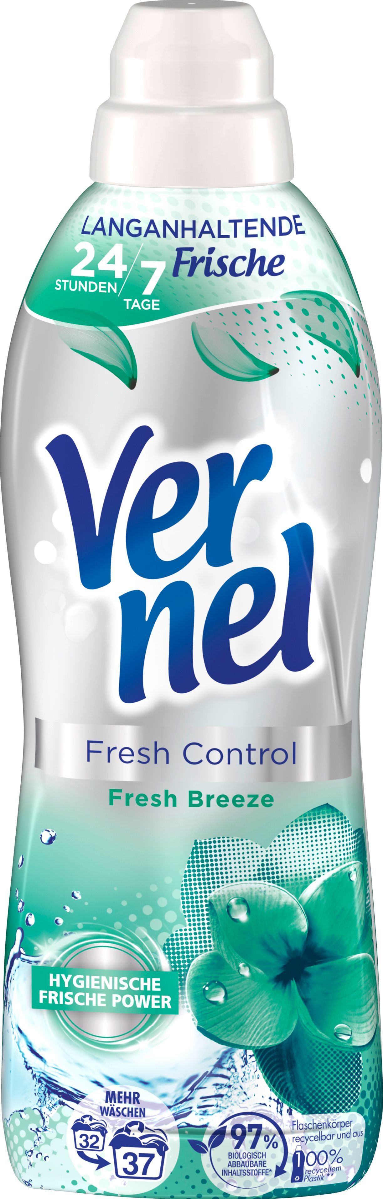 Vernel Fresh Control Fresh Breeze 37 WL Weichspüler (1-St. für 24/7 langanhaltende Frische)