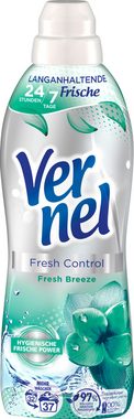 Vernel Fresh Control Cool Fresh & Fresh Breeze 2 x 37 WL (74WL) Weichspüler (Doppelpack, [2-St. für 24/7 langanhaltende Frische)