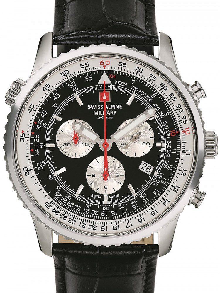 Swiss Alpine Military Quarzuhr Swiss Alpine Military 7078.9537 Chrono Herren 45mm 10ATM