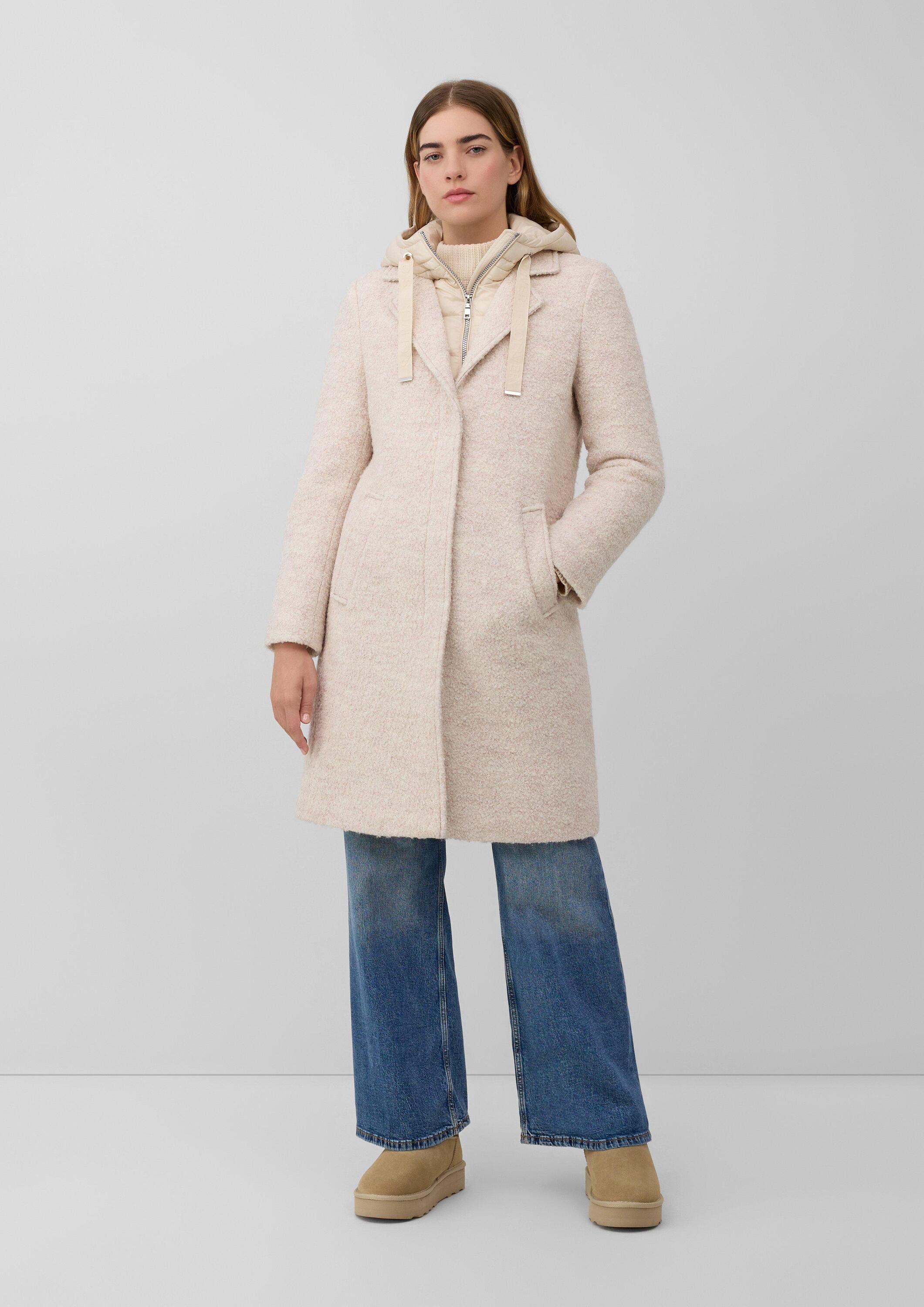 s.Oliver Wintermantel Outdoor-Mantel Mantel aus Wollmix mit herausnehmbarem günstig online kaufen