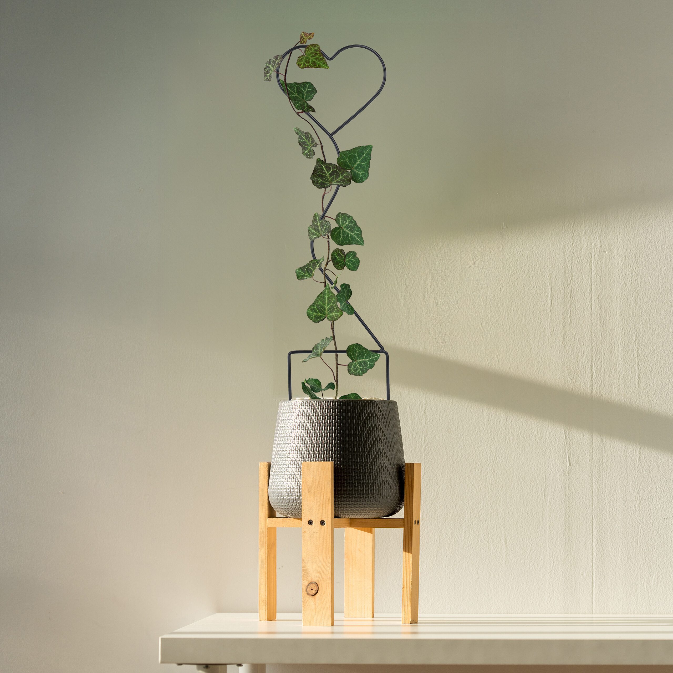 relaxdays Rankhilfe Herz im 4er Set, günstig online kaufen