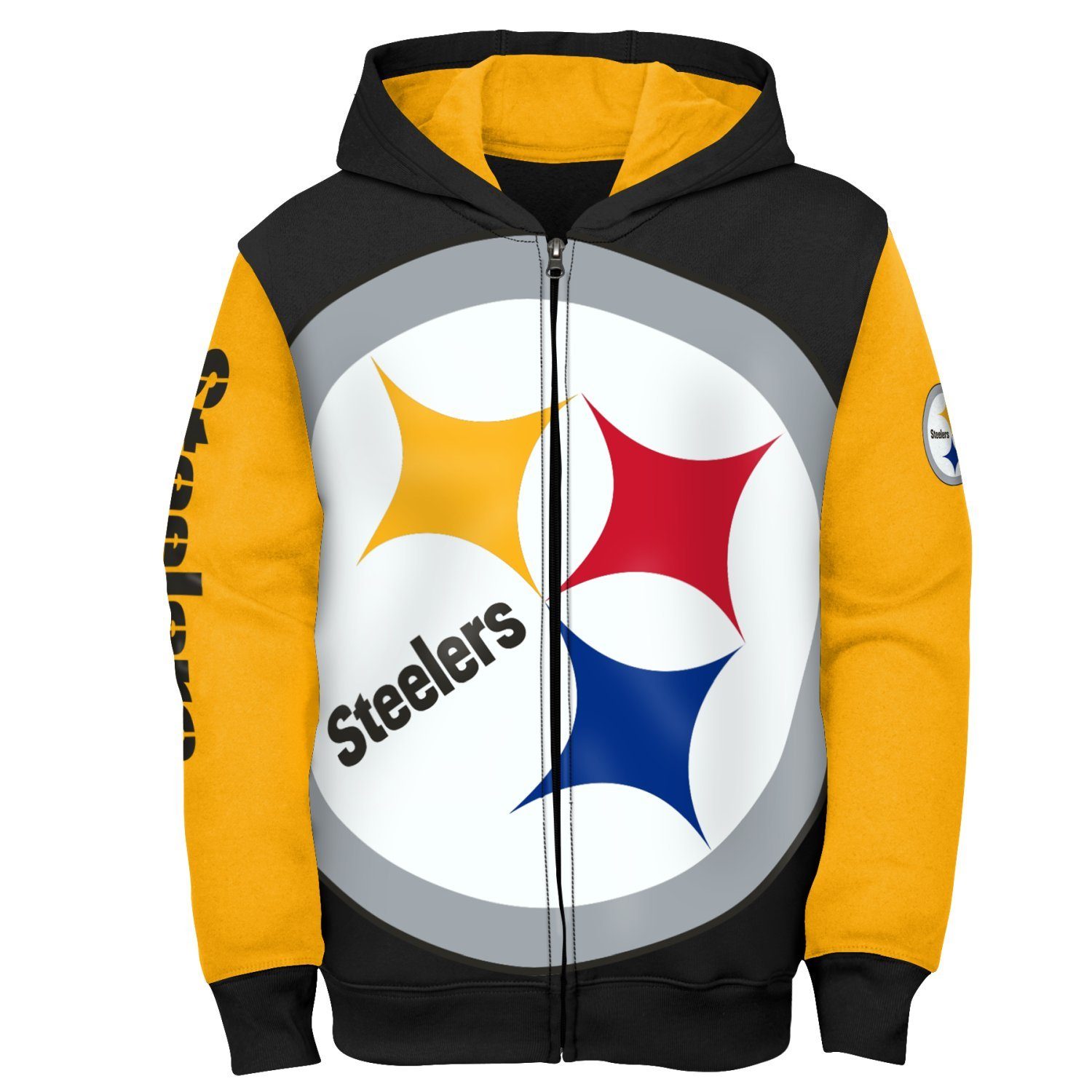Outerstuff Kapuzenpullover NFL POSTER Pittsburgh Steelers