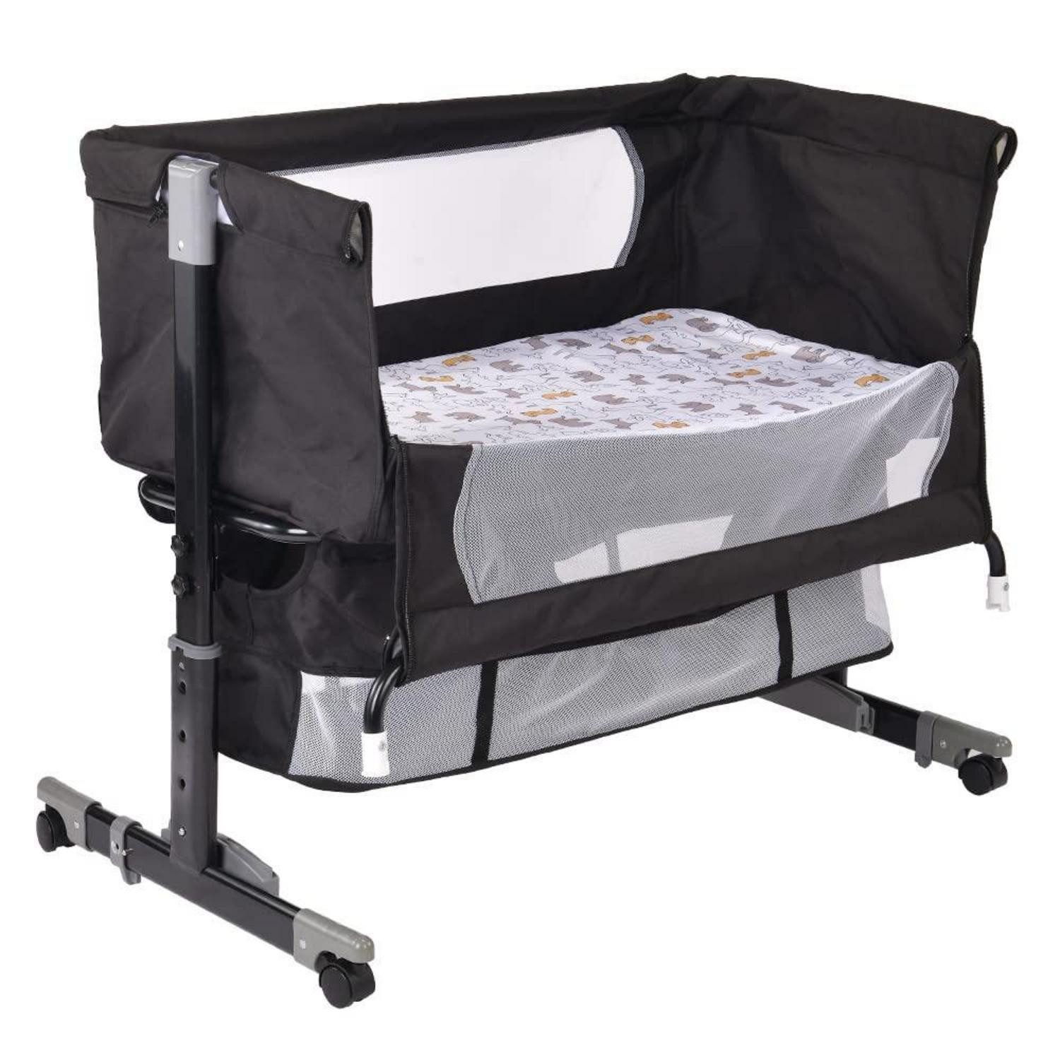 LuxusKollektion Beistellbett Baby Beistellbett mit Korb