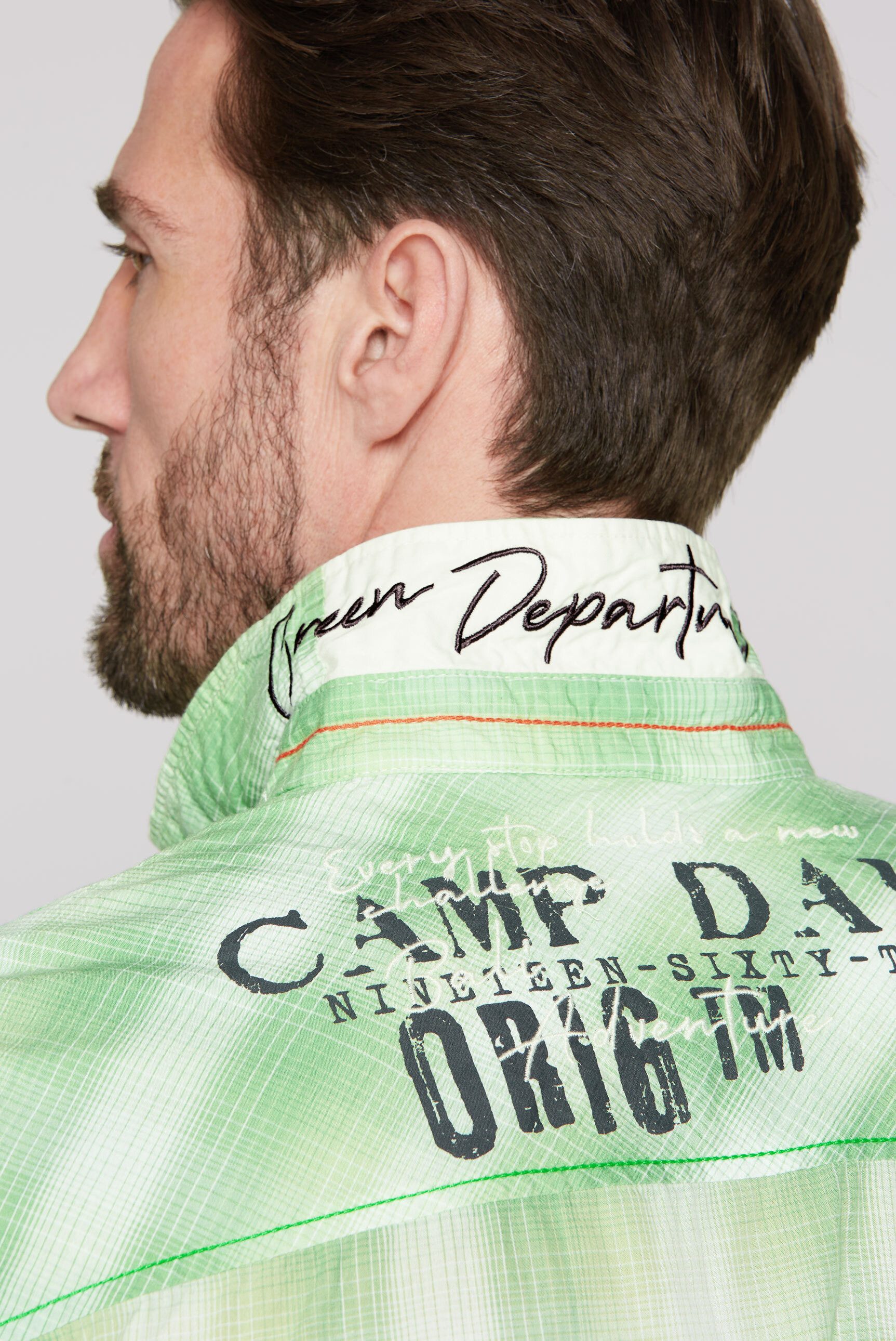 CAMP DAVID Kurzarmhemd aus Baumwolle