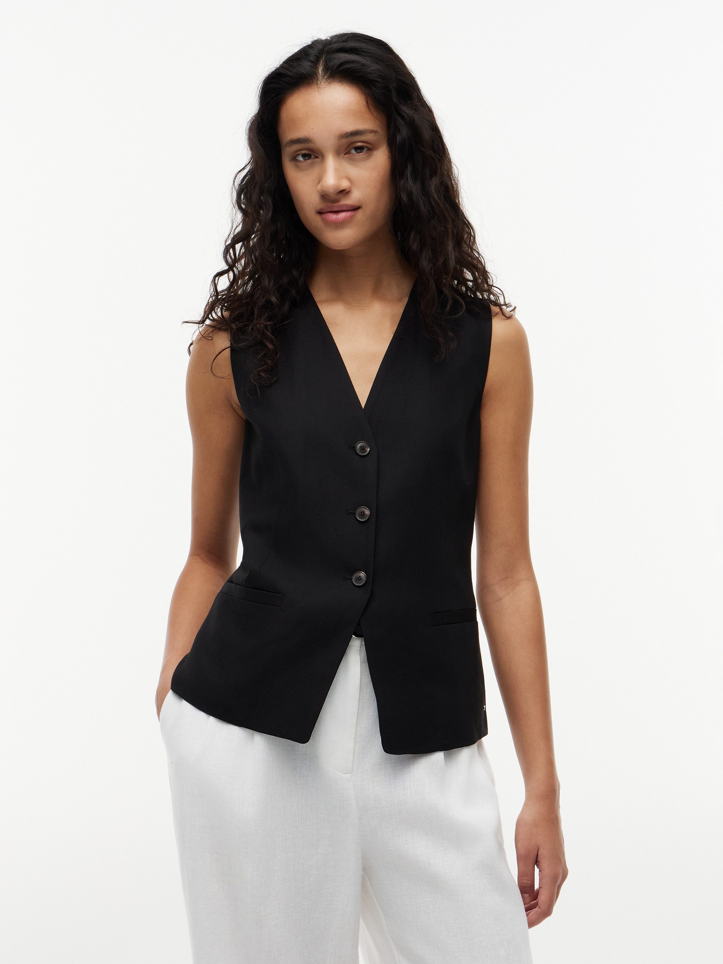Anzugweste SUMMER LYOCELL LONG WAISTCOAT