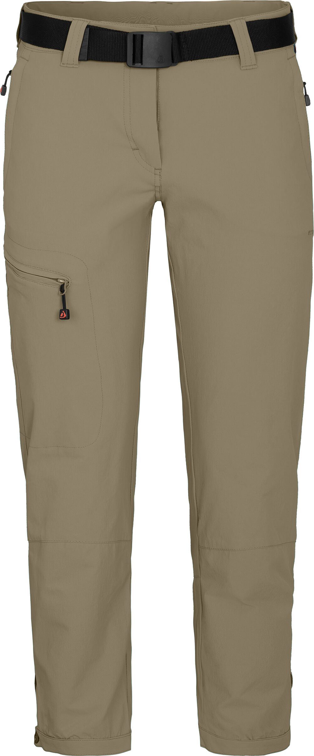 Bergson Outdoorhose HYDRYS 7/8 Damen 7/8 Wanderhose, vielseitig, pflegeleicht, Normalgrößen, beige