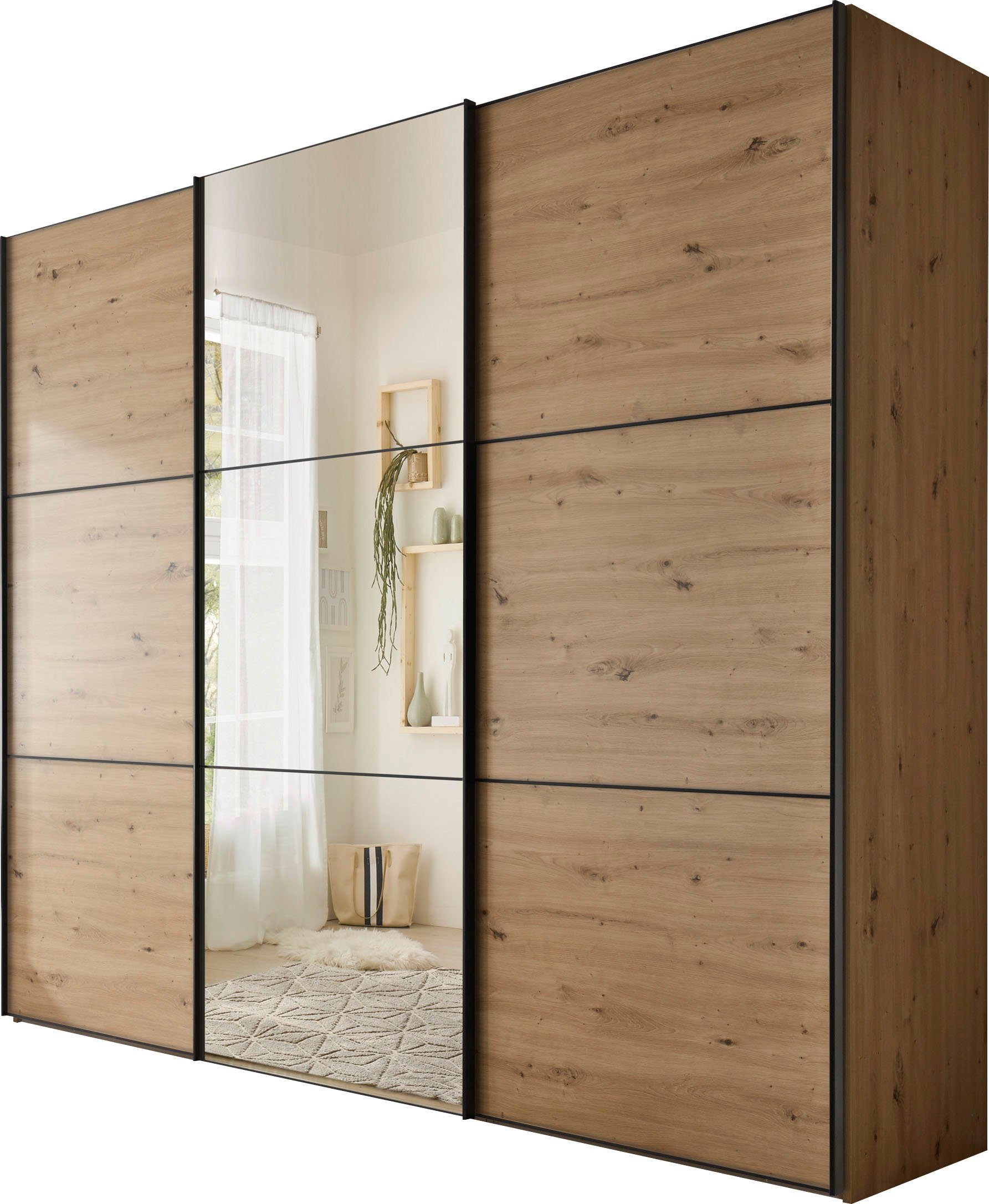 STAUD Schwebetürenschrank Includo, Made in Germany Mit vier verschiedenen Ausstattungsvarianten