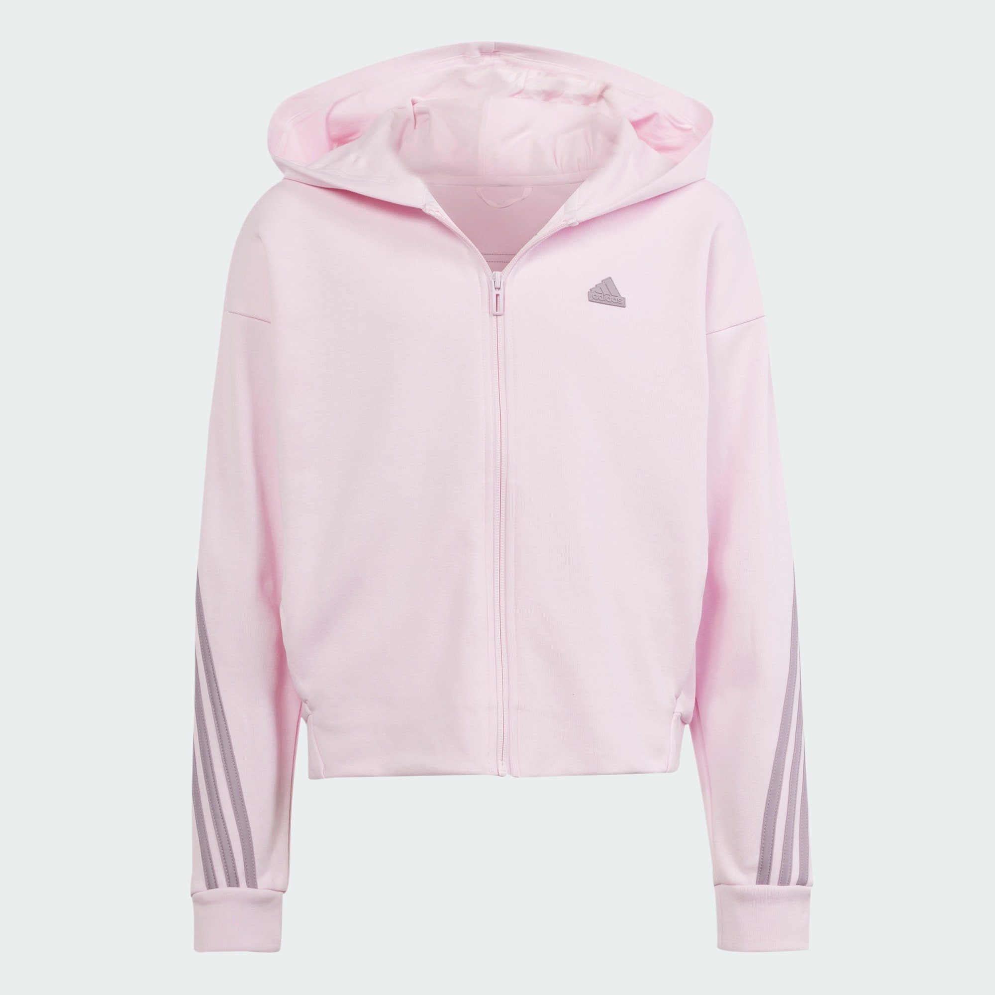 adidas Sportswear Hoodie FUTURE ICONS 3-STREIFEN KAPUZENJACKE Clear Pink / Preloved Fig