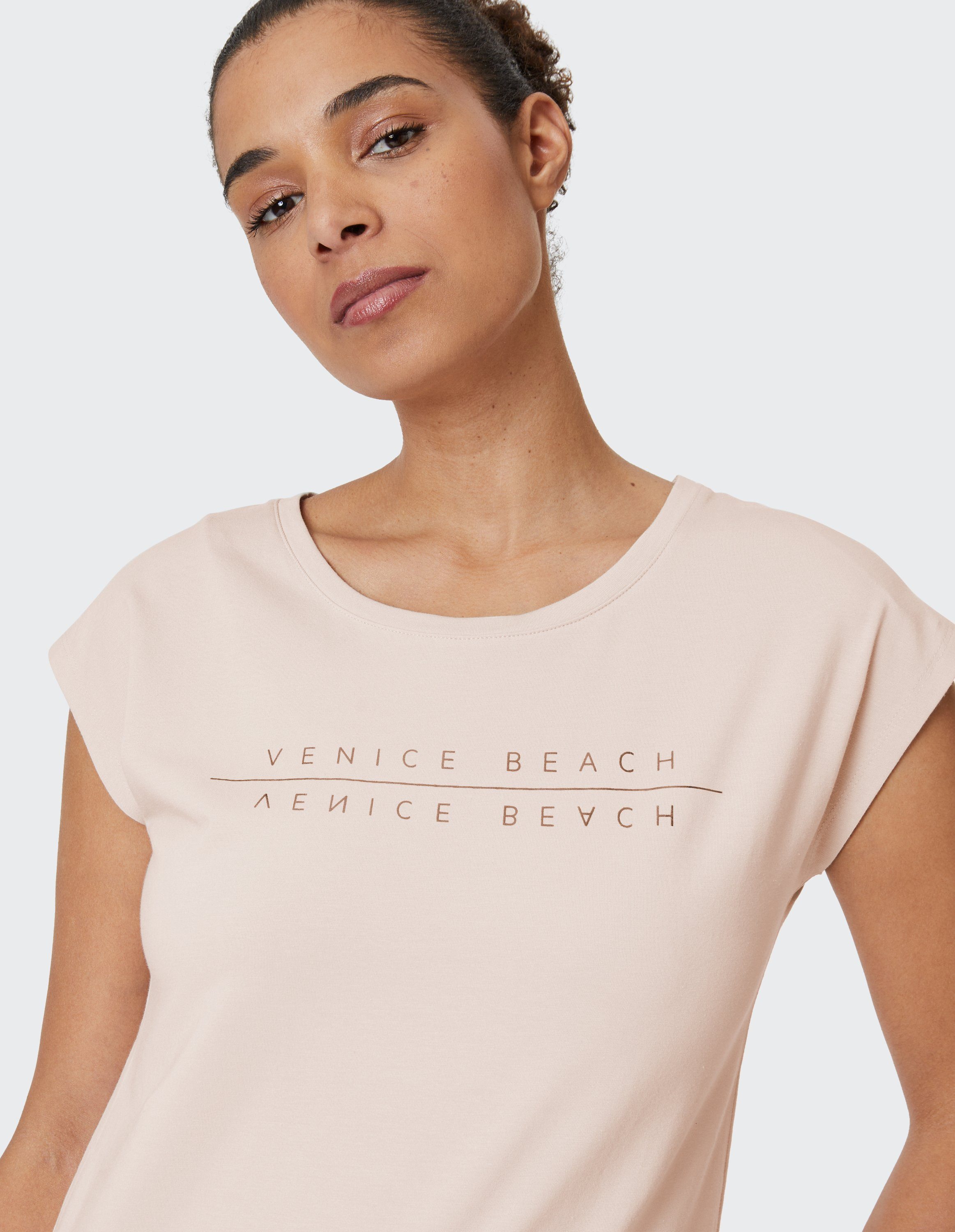 Venice Beach T-Shirt Wonder cream (1-tlg) VB T-Shirt almond