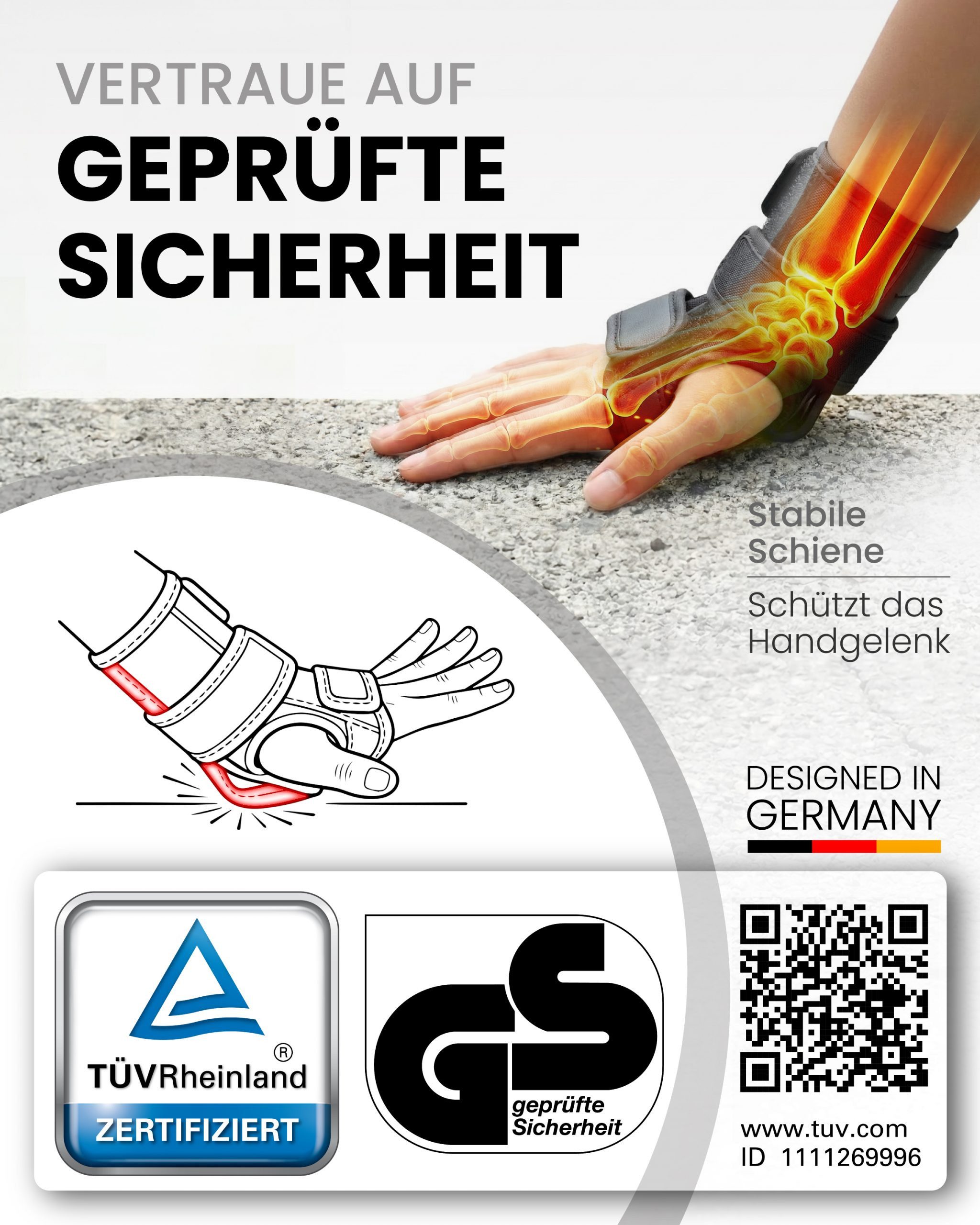 99FLIPS Protektoren-Set 3-12 Jahre Protektoren Mädchen mit Ellenbogenschoner Knieschützer (Knieschoner Set Kinder, 6-tlg., Schützer Set Kinder Knieschoner Handg – Bild 2 von 5