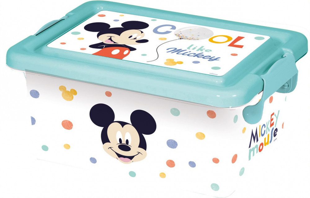 Disney Aufbewahrungsbox Disney Mickey Kunststoff Aufbewahrungsbox 3,7 L günstig online kaufen