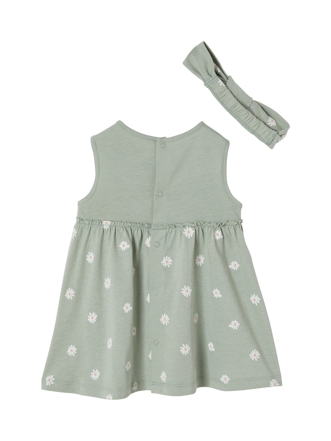 vertbaudet Minikleid Kleid mit Haarband für Mädchen Baby