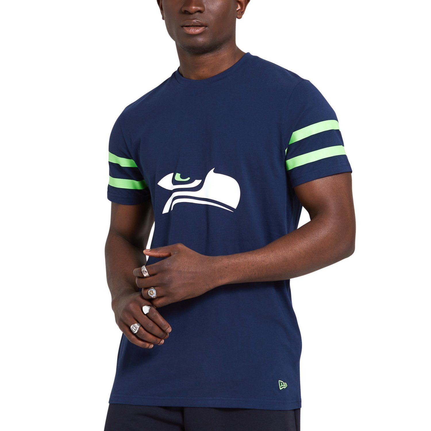Herren Shirts New Era Print-Shirt ELEMENTS NFL Seattle Seahawks