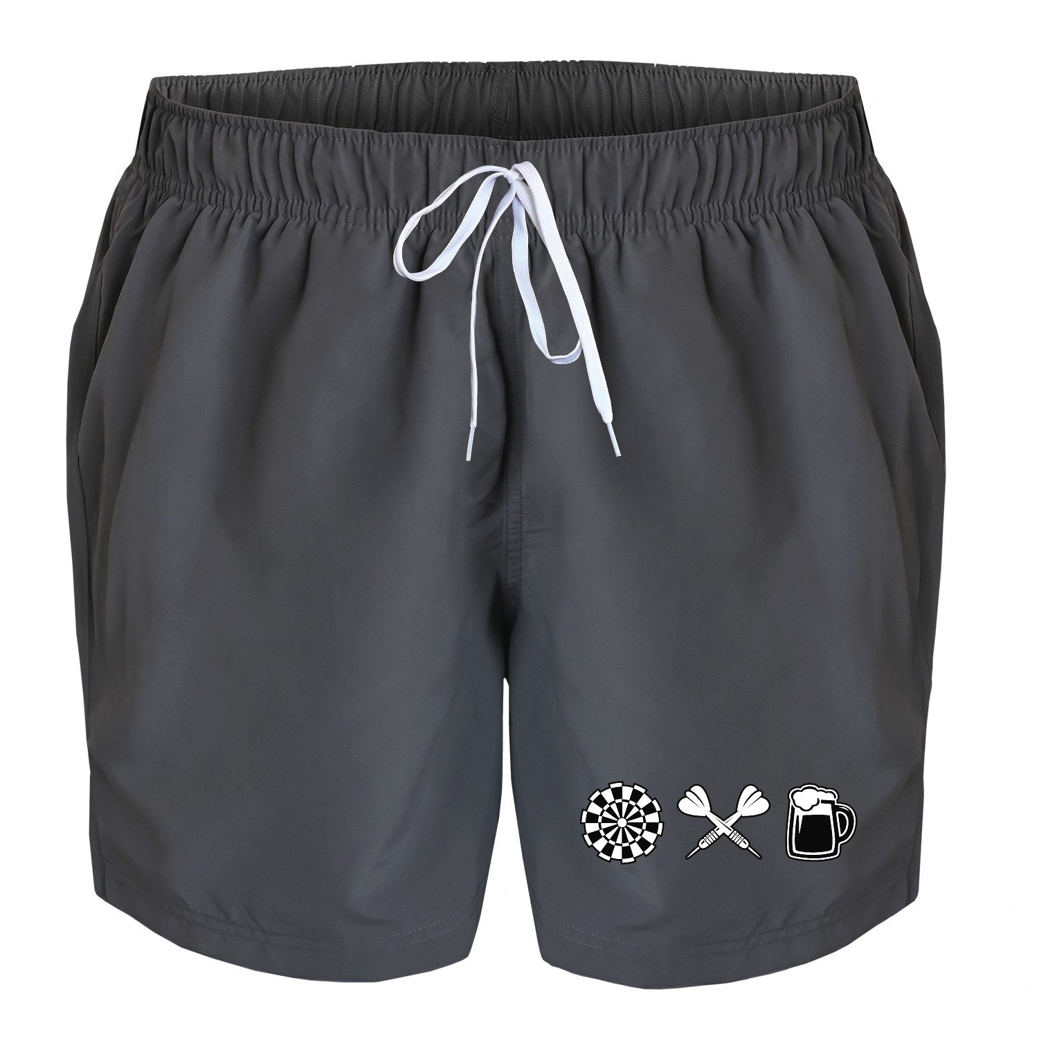 deinshirt Badehose Schwimmshorts Darts und Bier günstig online kaufen