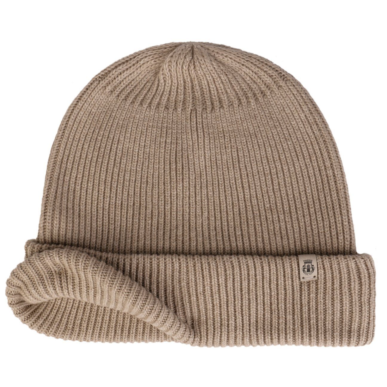 hellbeige mit Roeckl (1-St) Strickmütze Beanie Umschlag