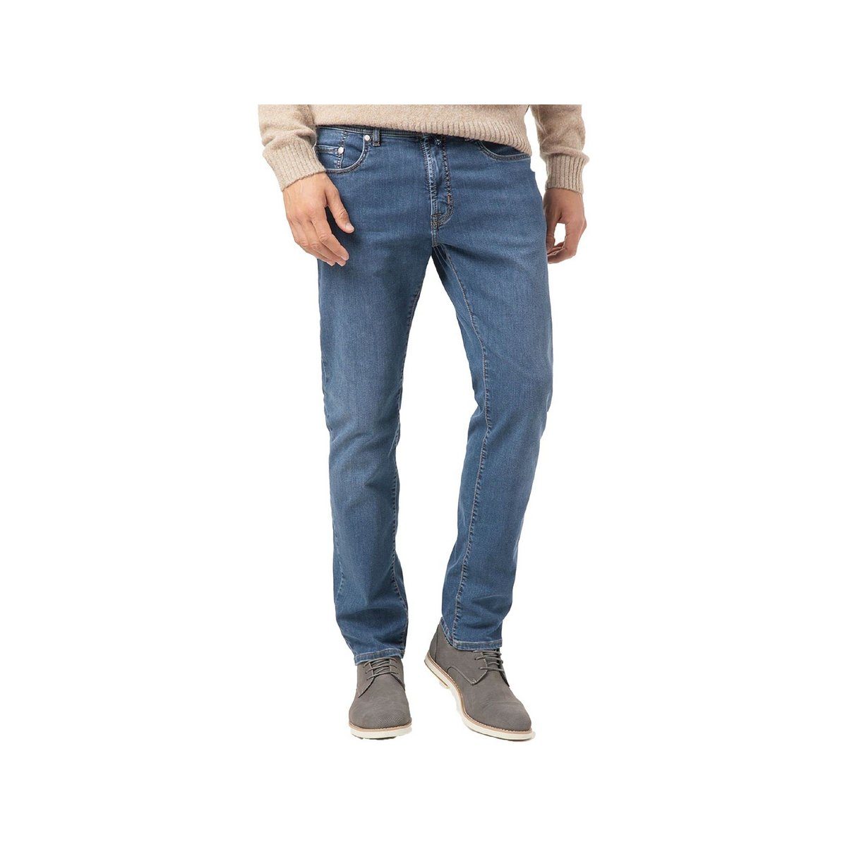 Pierre Cardin 5-Pocket-Jeans stone blue (1-tlg) blau
