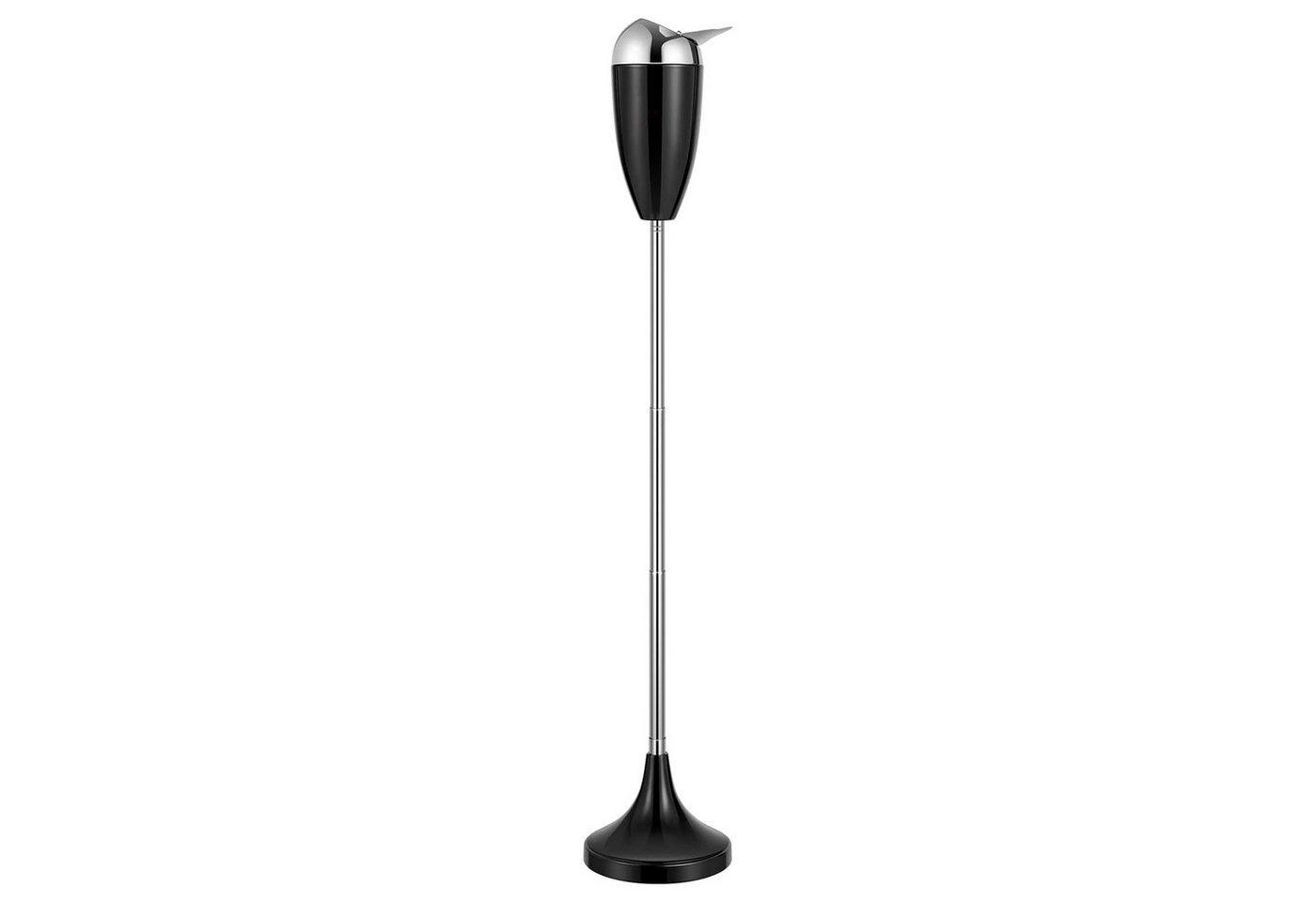 OSTWOLKE Aschenbecher Standaschenbecher mit Deckel Höhenverstellbar 55-86cm
