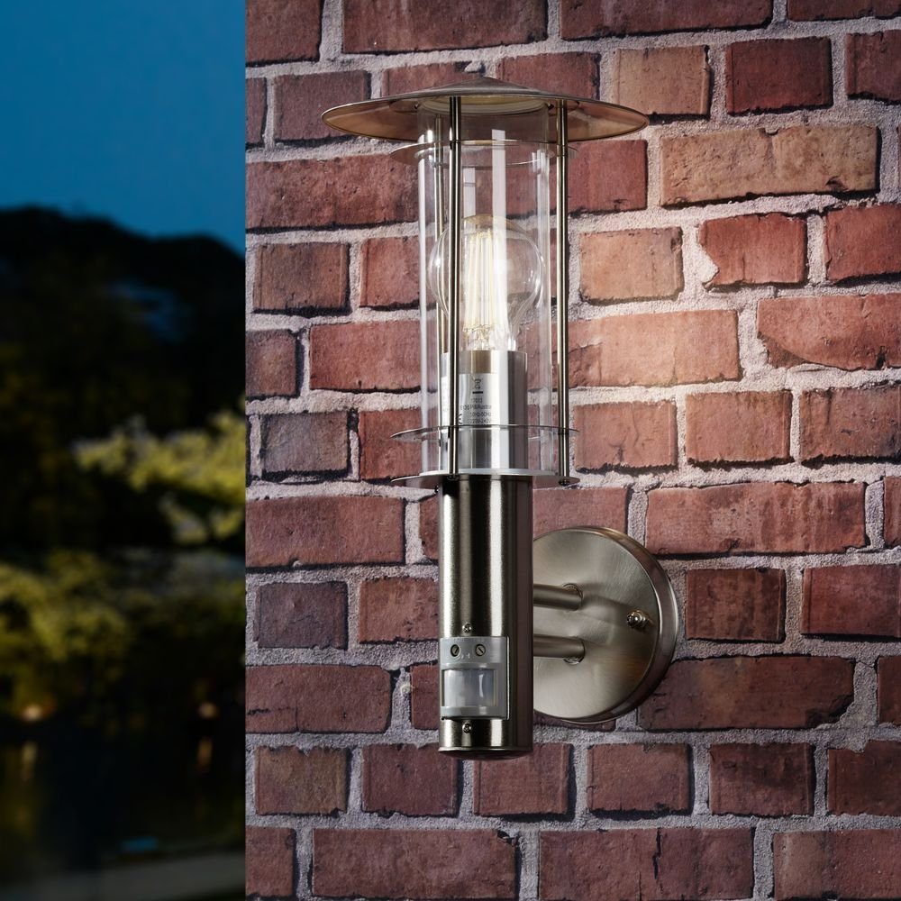clicklicht Gartenleuchte »Außenwandleuchte Bewegungsmelder IP44 360mm