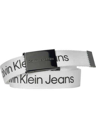 Calvin Klein Jeans Koppelgürtel CANVAS LOGO METALLIC BUCKLE BELT für Kinder bis 16 Jahre