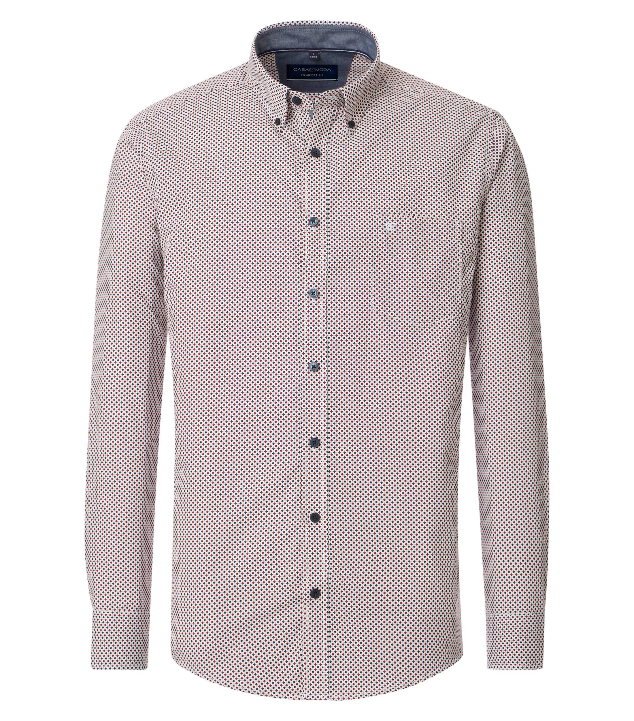 CASAMODA Langarmhemd CASAMODA Freizeithemd Print