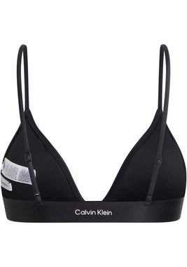 Calvin Klein Swimwear Triangel-Bikini-Top TRIANGLE-RP, mit leichtem Glanz