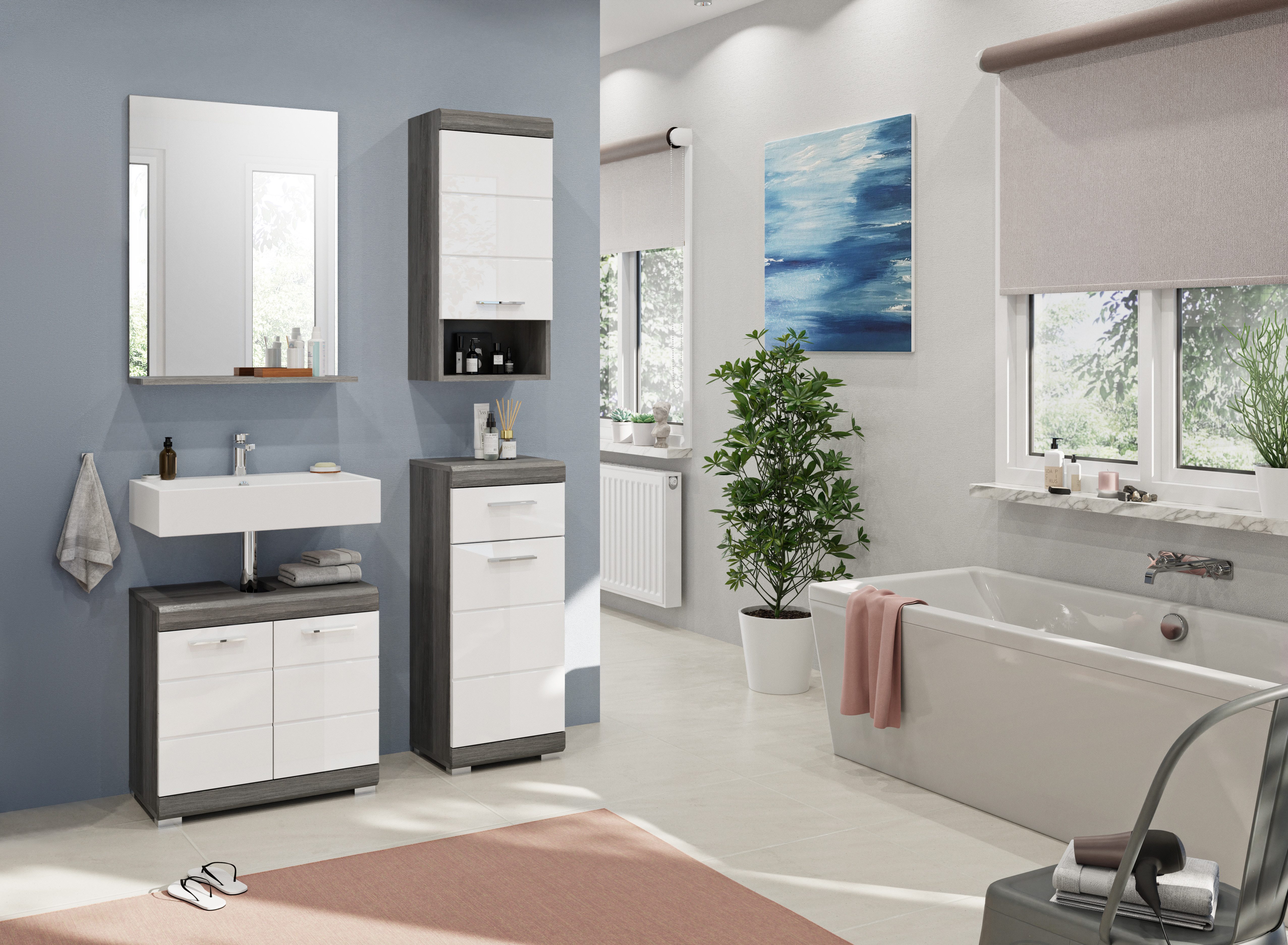INOSIGN Badmöbel-Set Siena, 4 teilig, bestehend aus:, (Set, 4-St., TOPSELLE günstig online kaufen