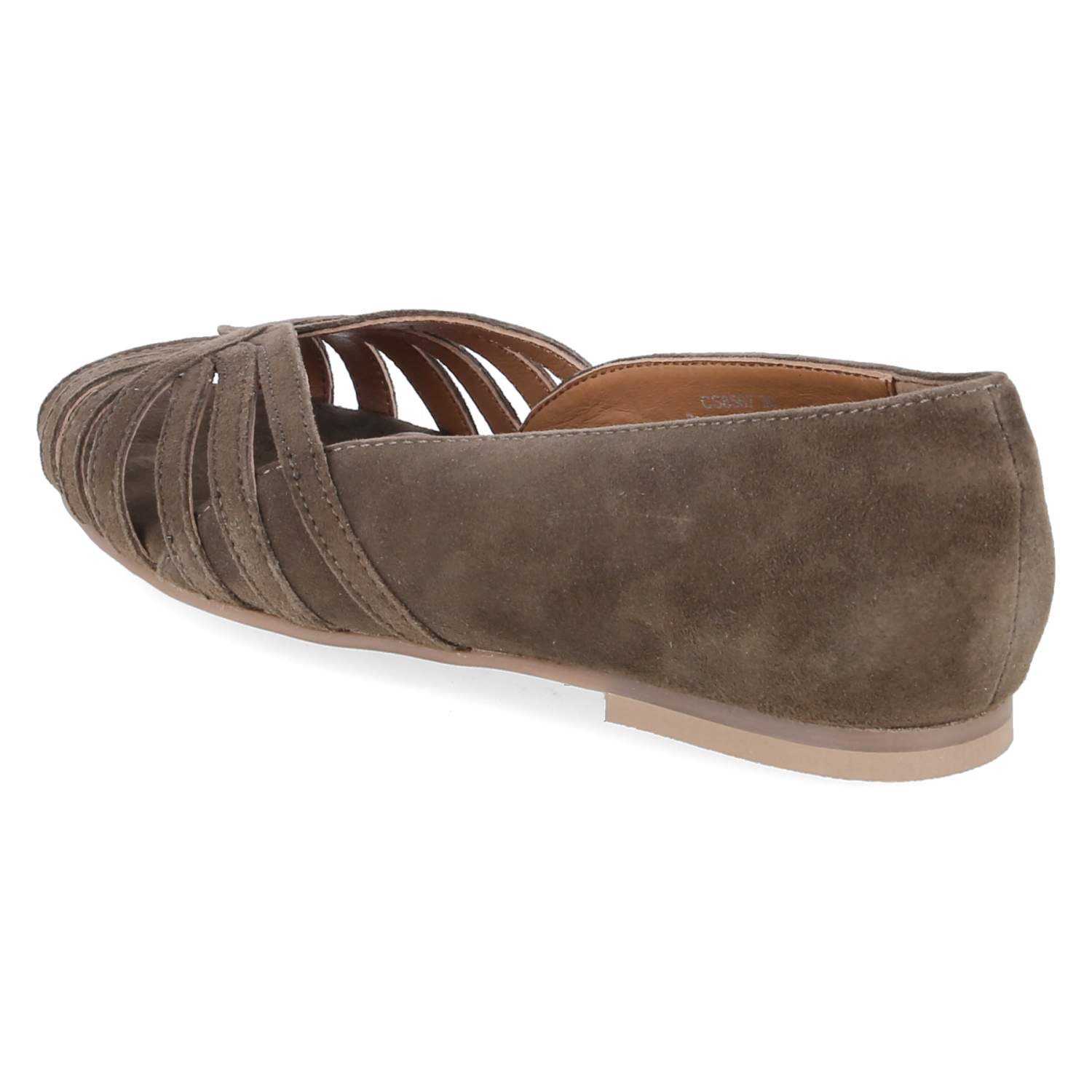 Copenhagen Studios Copenhagen Shoes CS8567-0027 GREEN Damen Rauleder green Ballerina