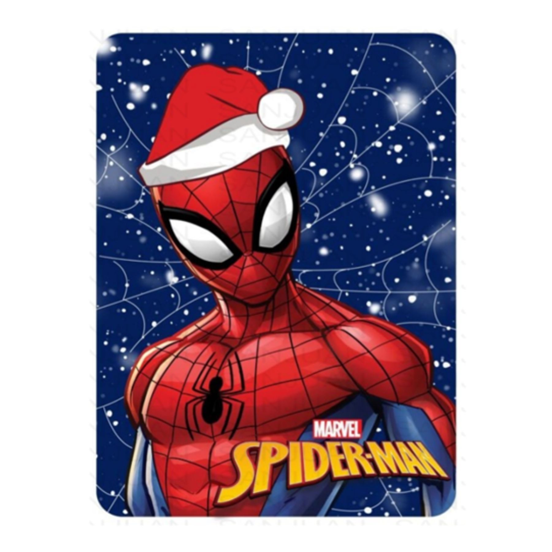 Wohndecke Marvel Spiderman Xmas Fleece Kinderdecke Winterdecke 100x140, Tex günstig online kaufen
