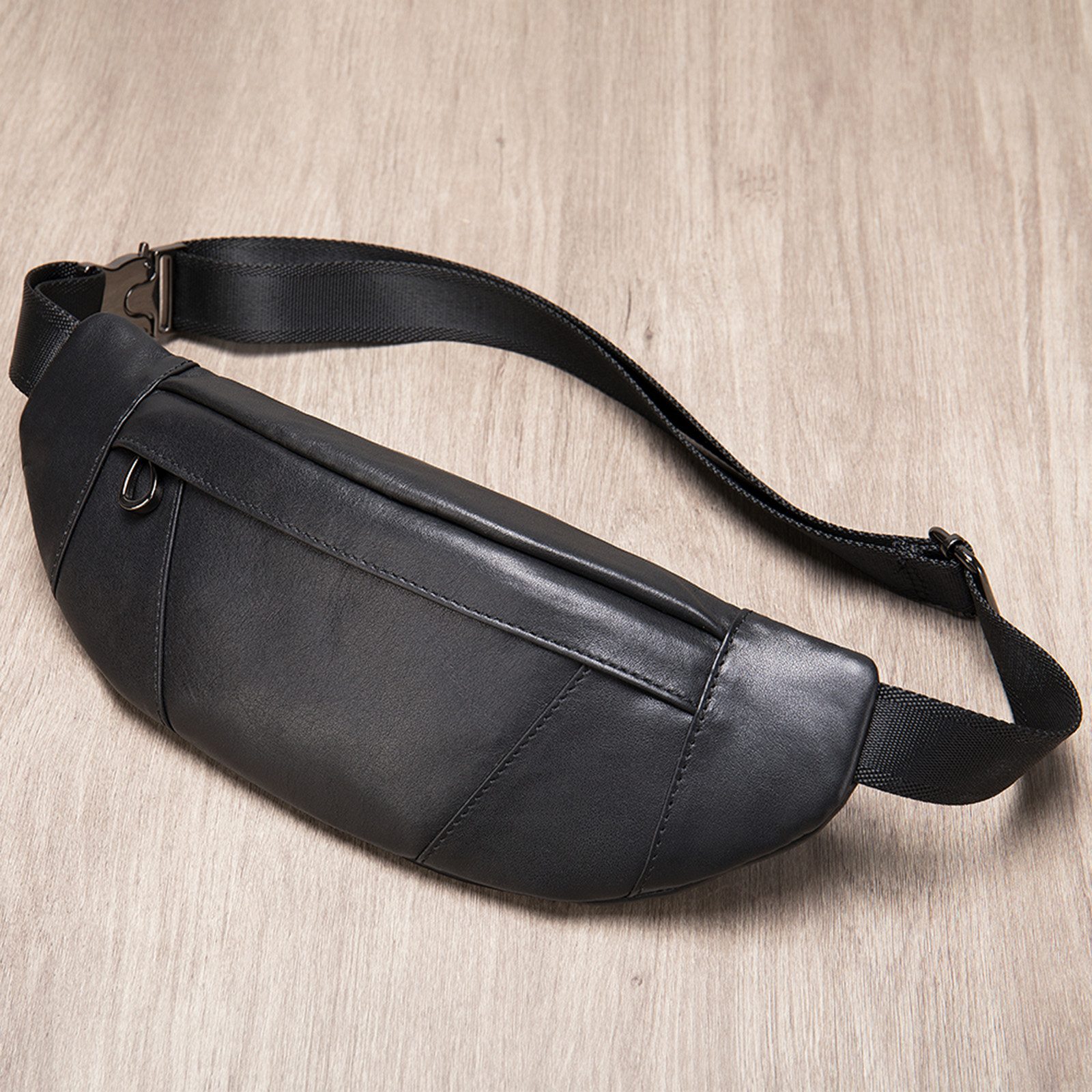 YUBRO-STUDIO Bauchtasche Herren Leder Gürteltasche Bauchtasche günstig online kaufen