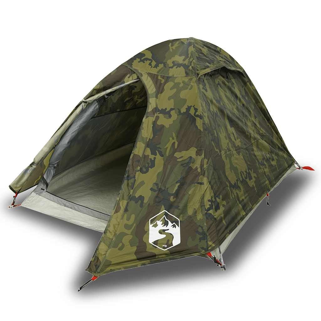 vidaXL Kuppelzelt Kuppel-Campingzelt 2 Personen Tarnmuster günstig online kaufen