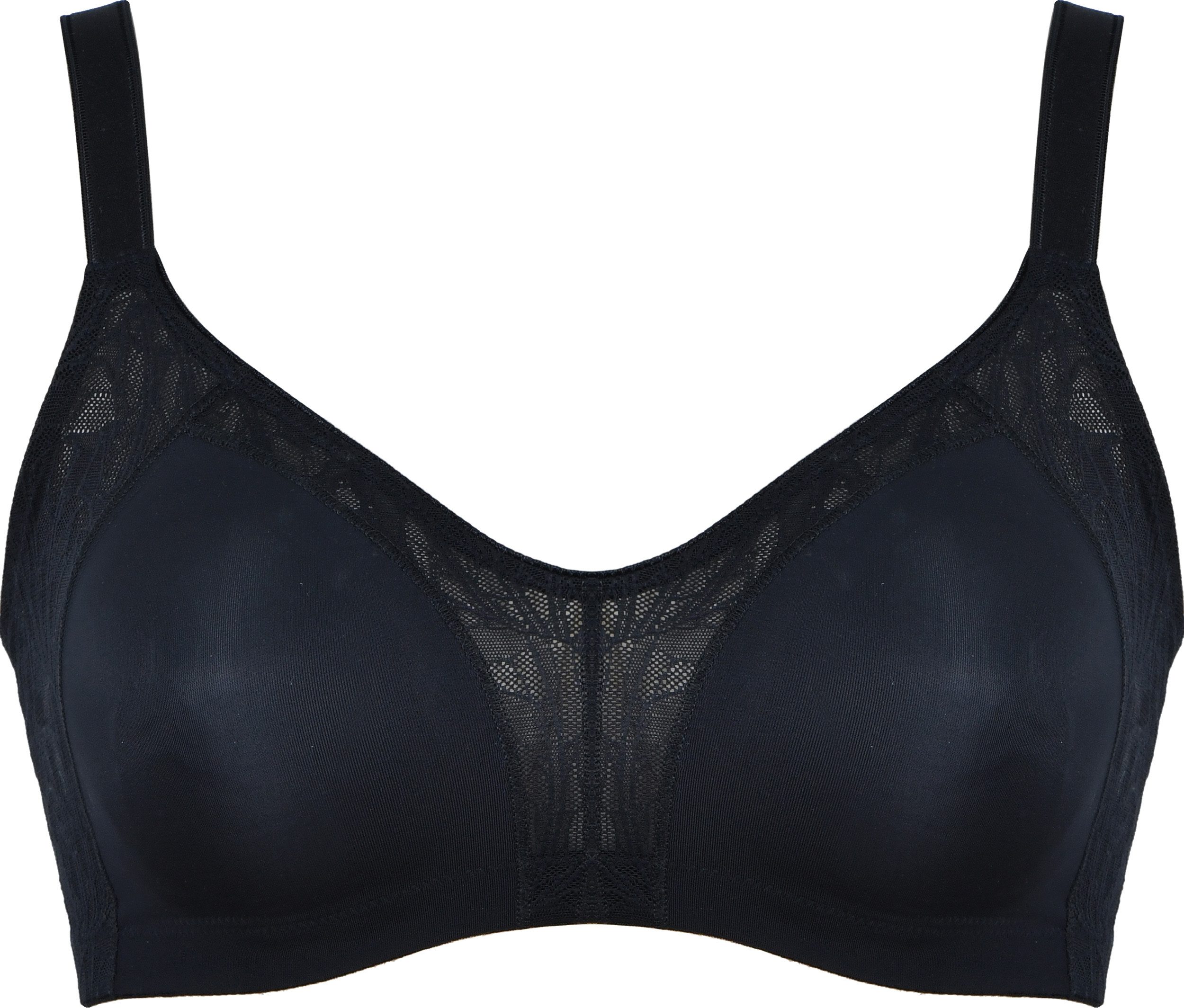 Naturana Minimizer-BH Minimizer (1-tlg) Shaping-Effekt, breite Träger, feminin, ohne Bügel, mit Spitze, bequem