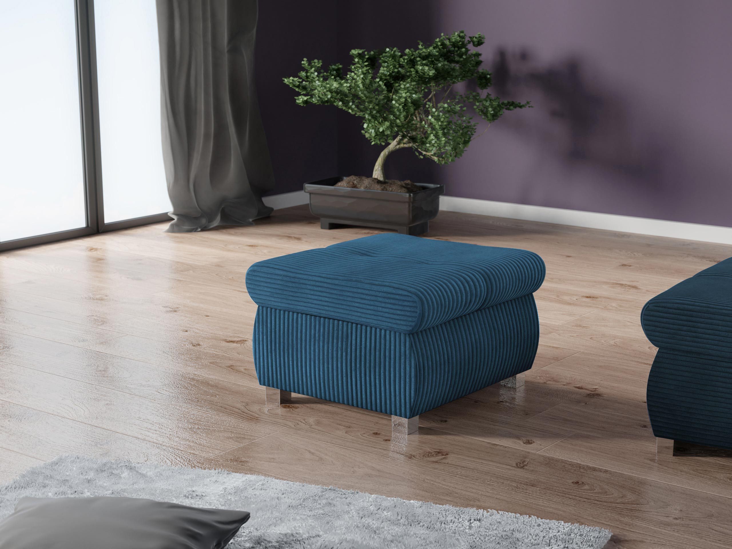 MIRJAN24 Polsterhocker Orkan Klein, Holzkonstruktion, 60x60x39 günstig online kaufen