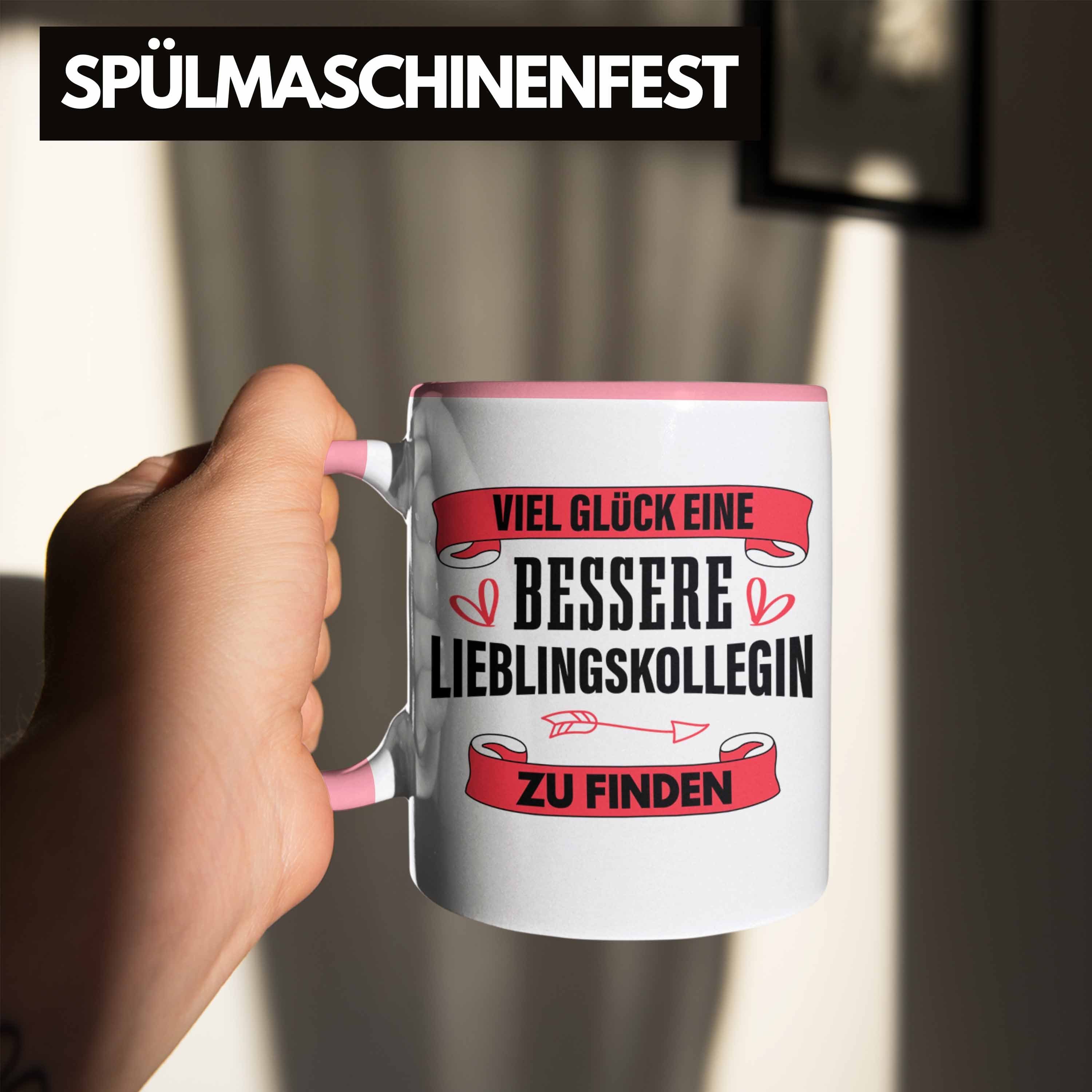 Lieblingskollegin Tasse Sprüche Lustig Trendation Rosa Jobwechsel Viel Kollege Bessere Tasse Geschenk Glück - Trendation Kollegin Abschiedsgeschenk -