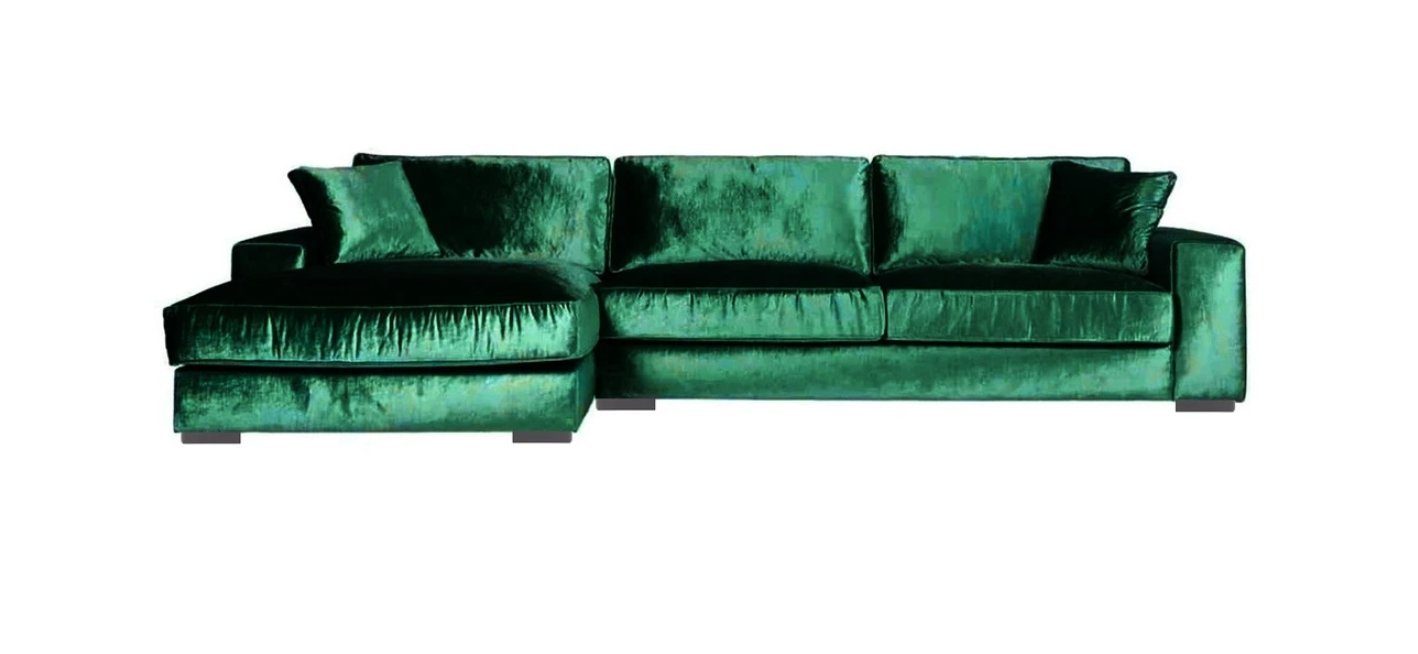 Ecksofa Stoff in Couch, Made JVmoebel Europe Italienische Möbel Wohnzimmer Sofas Ecksofa