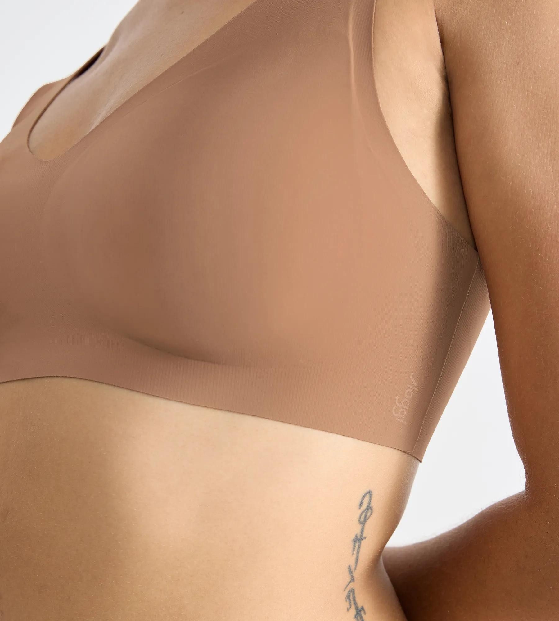 sloggi Bralette ZERO Feel 2.0 mit herausnehmbaren Pads, mittlerer Halt, Mikrofaser
