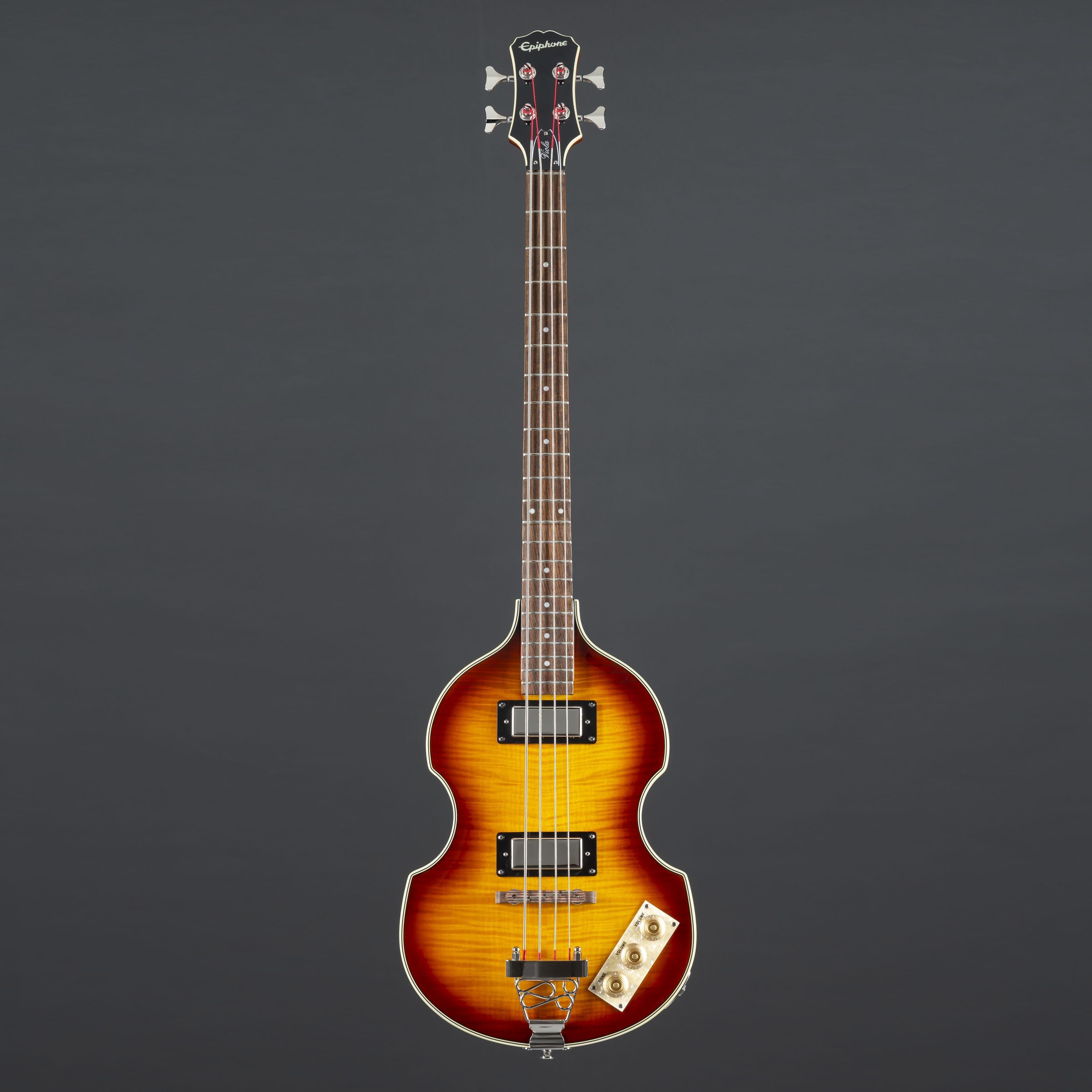 Epiphone Halbakustik-Bass, Halbakustik-Bässe, Halbakustik-Bässe für Rechtshänder, Viola Bass Vintage Sunburst - Rechtshänder Halbakustik-Bass