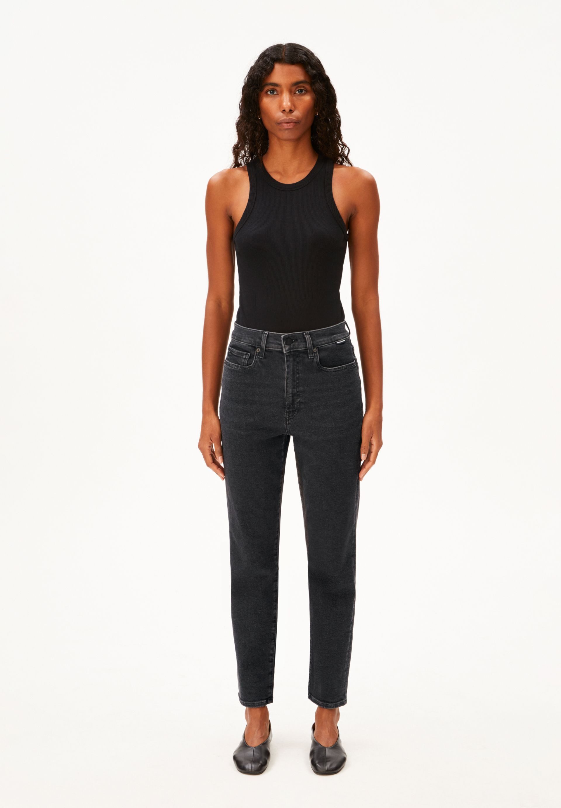 Armedangels Slim-fit-Jeans LEJAANI Slim Jeans Bio-Baumwoll Mix X-Stretch (X-Stretch) High waist – Bild 2 von 5