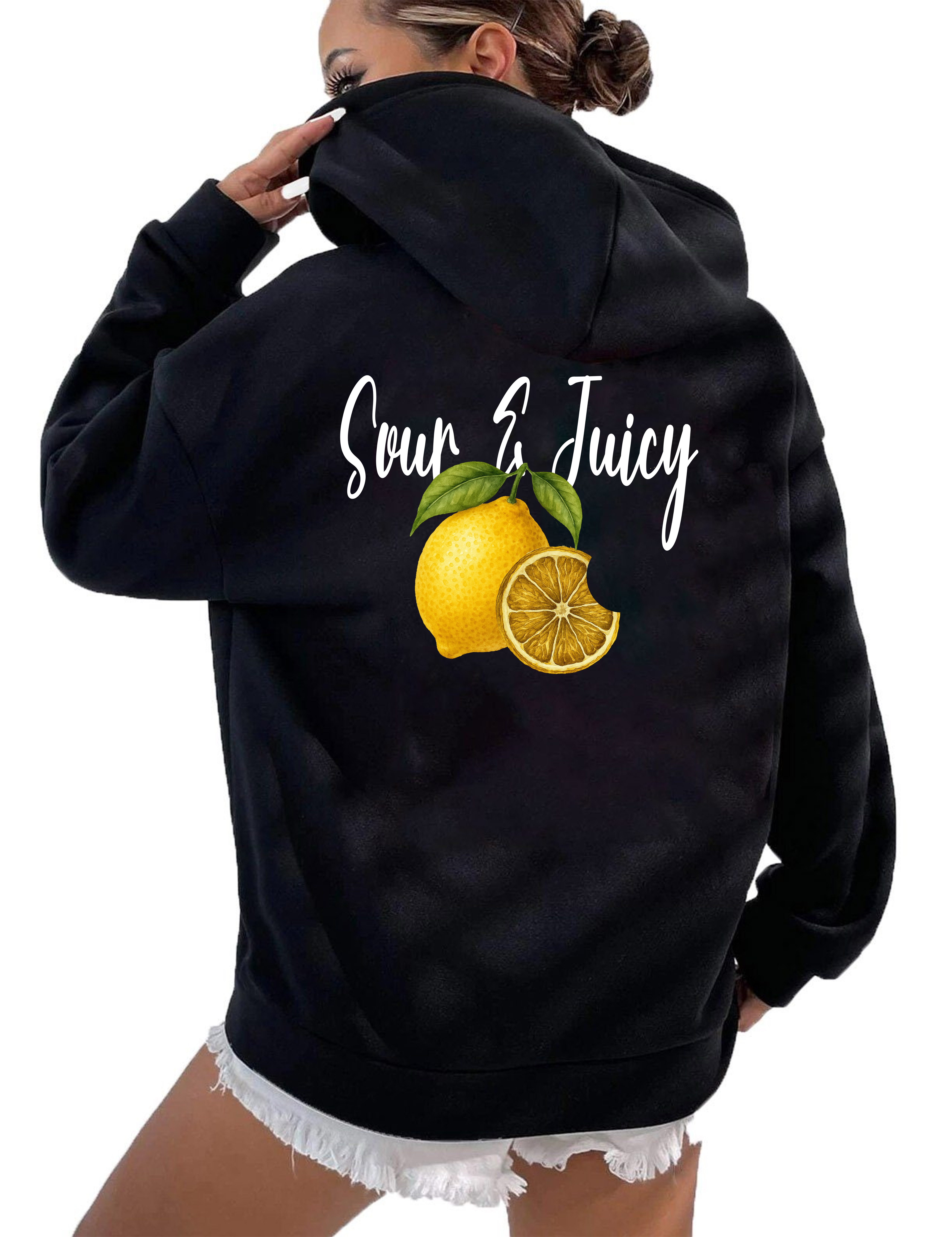 RMK Kapuzenpullover Damen Winter Pullover Sour & Juicy günstig online kaufen