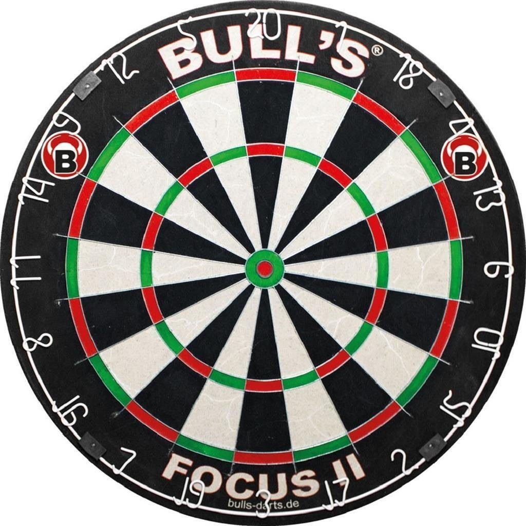 BULL'S Dartscheibe Focus II Bristle, Dartboard Dart Board Scheibe Darts