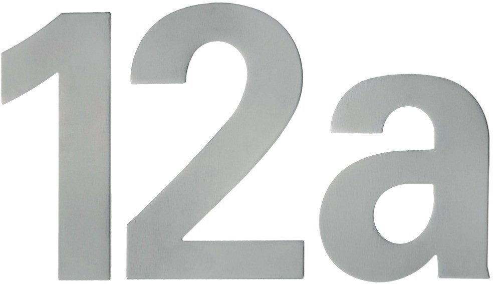 Erich Dieckmann GmbH Montagezubehör Format Hausnummer "3" inkl. Dübel und Schrauben 150mm ER matt