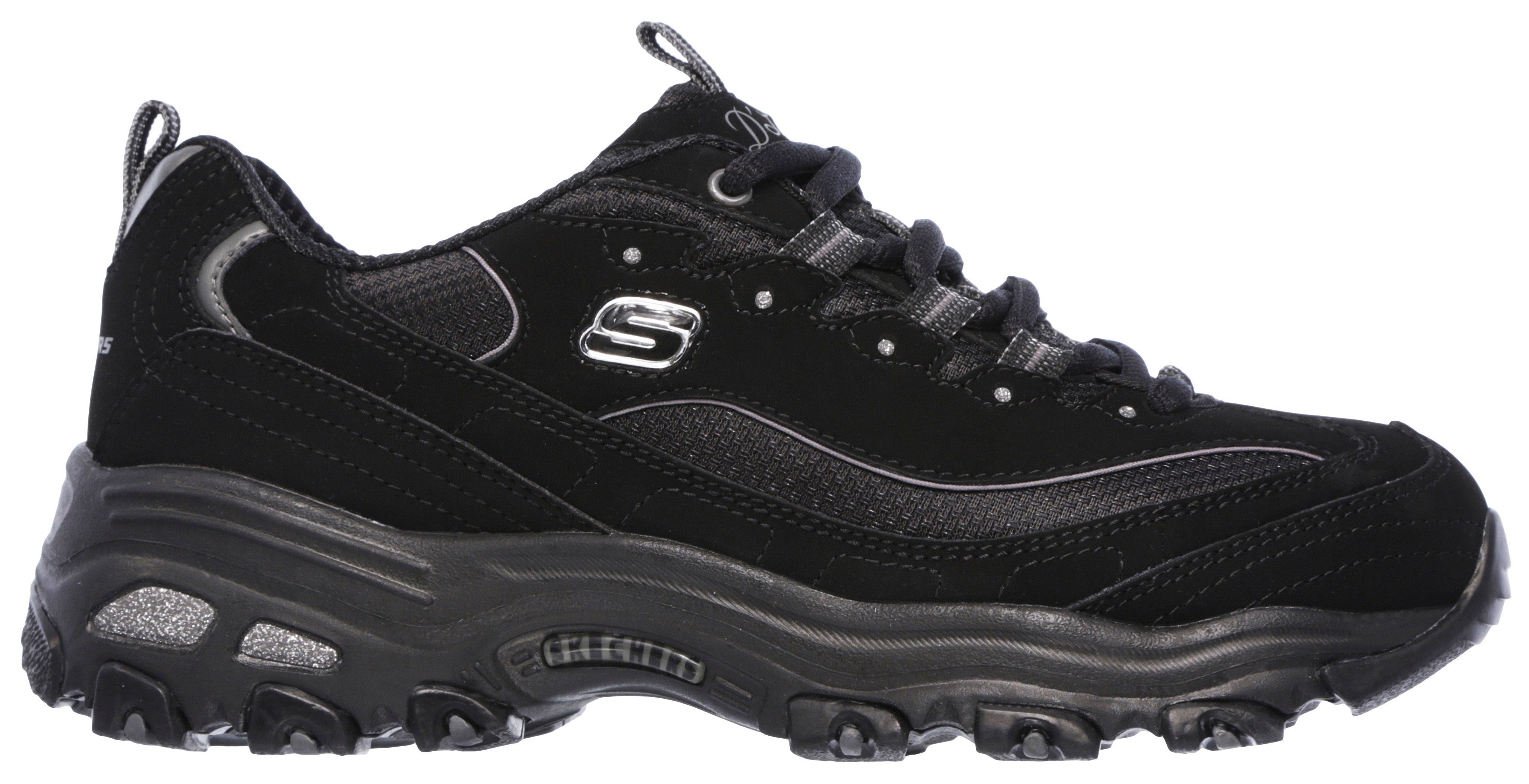 Skechers D´Lites - Biggest Fan Sneaker Freizeitschuh, Halbschuh, Schnürschuh im trendigen Chunky-Style – Bild 4 von 5