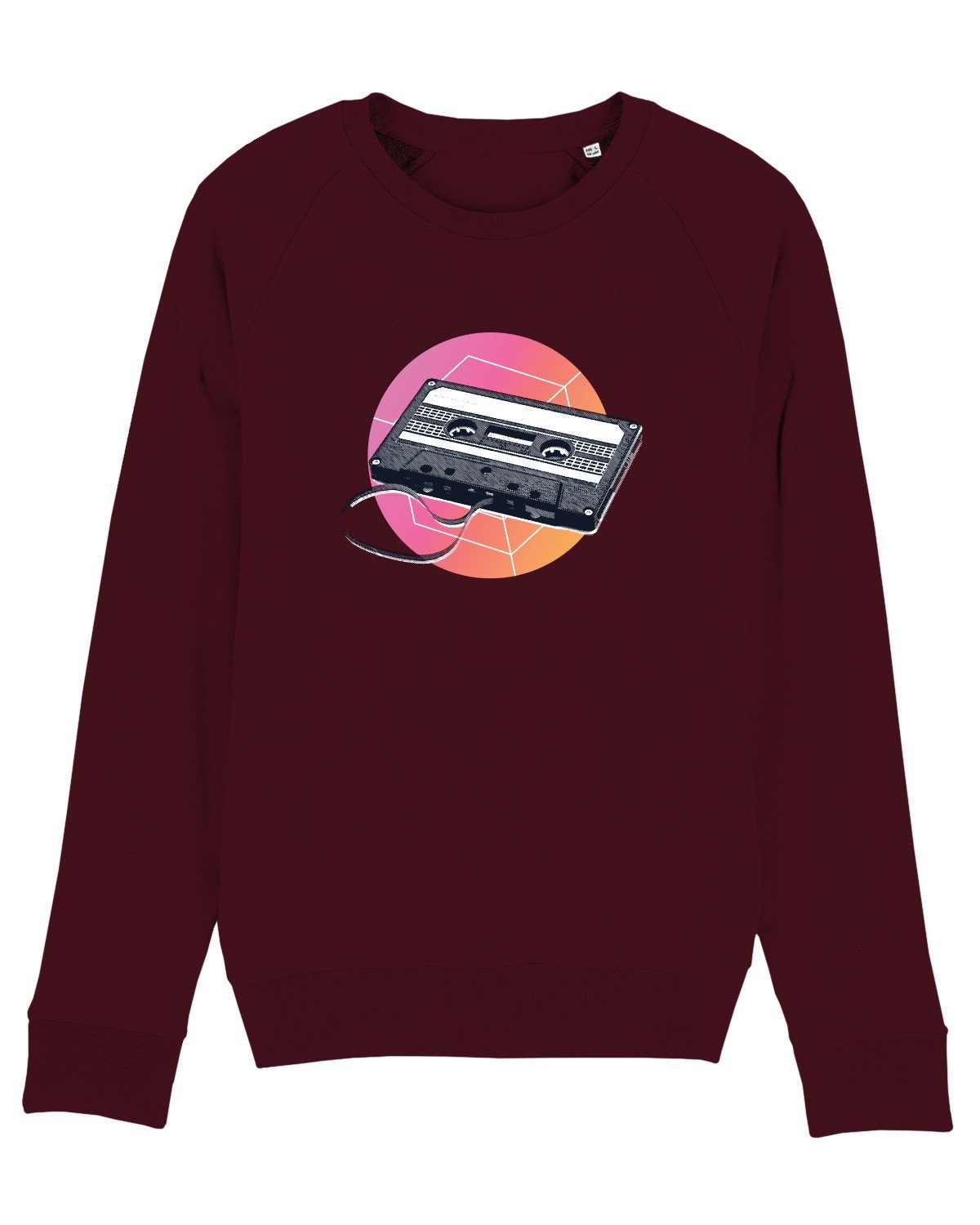 (1-tlg) wat? Mixtape Apparel Sweatshirt weinrot